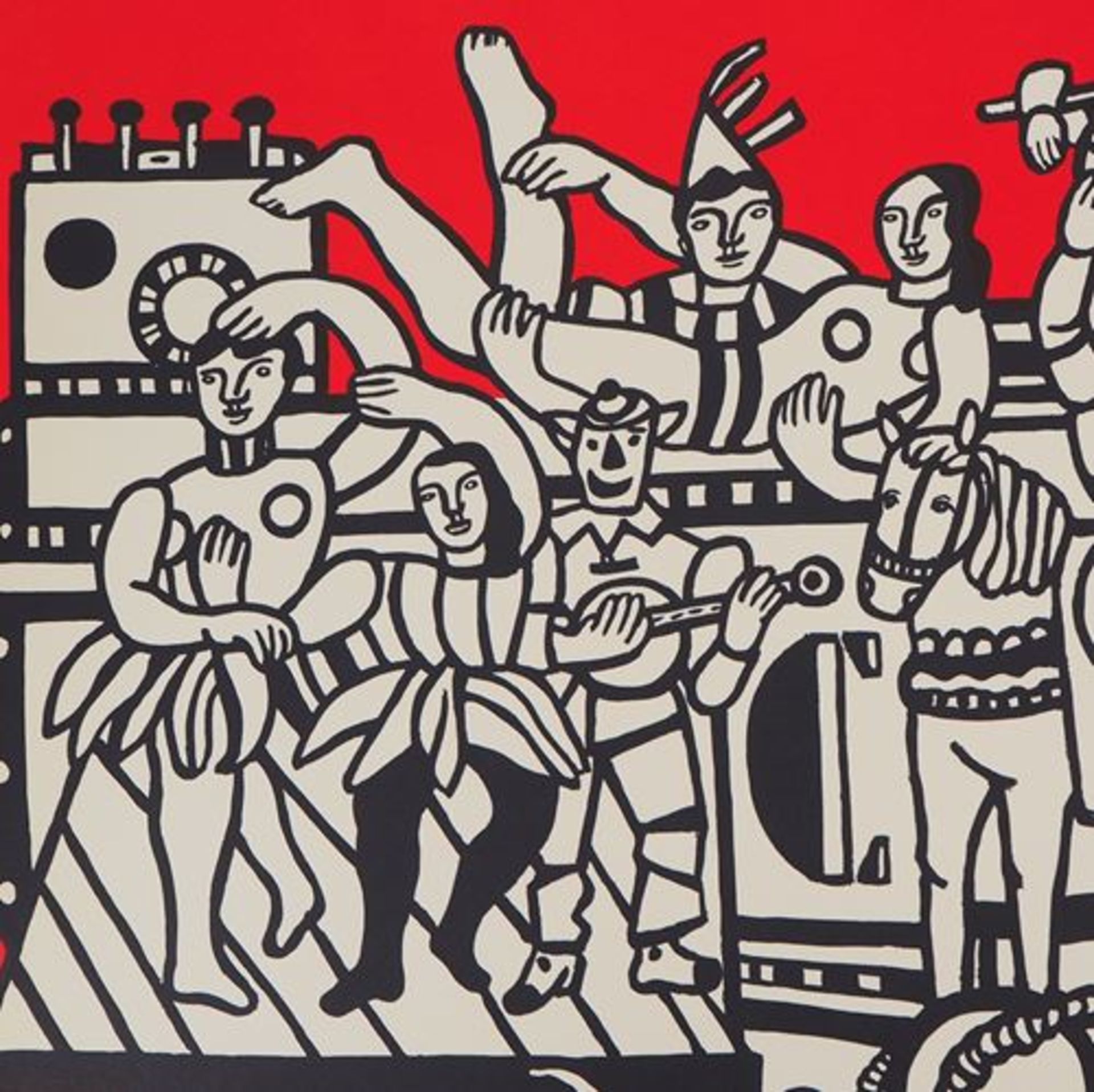 Fernand Léger (1881 - 1955) The great circus parade Colour lithograph Signed in the [...] - Bild 7 aus 7