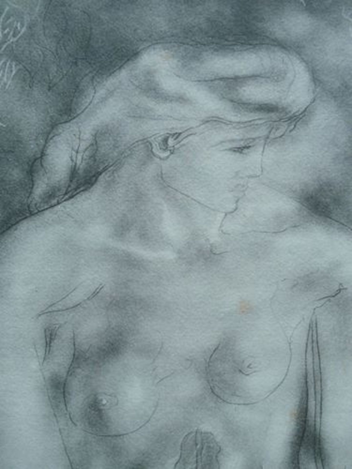 Georges BRAQUE Nude with leaves Lithograph on Richard de Bas Vellum signed [...] - Bild 3 aus 4