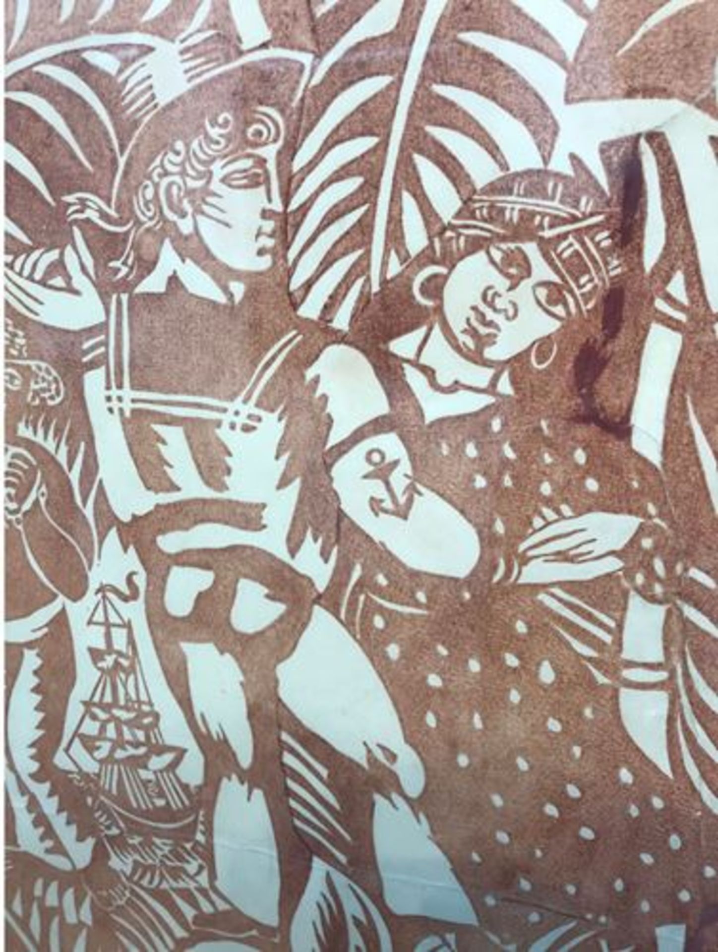 Raoul DUFY The Dance or The Travel to the Island, 1920/30, stencil Stencil on [...] - Bild 4 aus 6