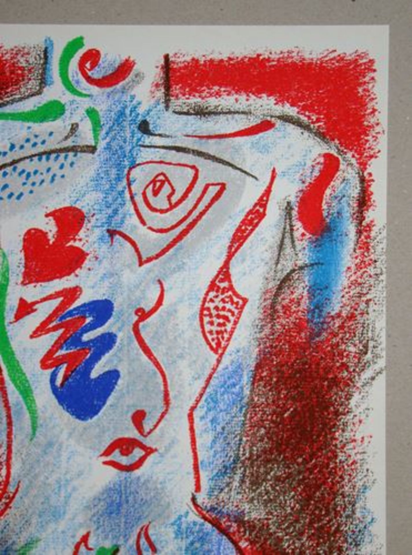 André MASSON Composition for XXe Siècle, 1972 Original lithograph in [...] - Bild 4 aus 9