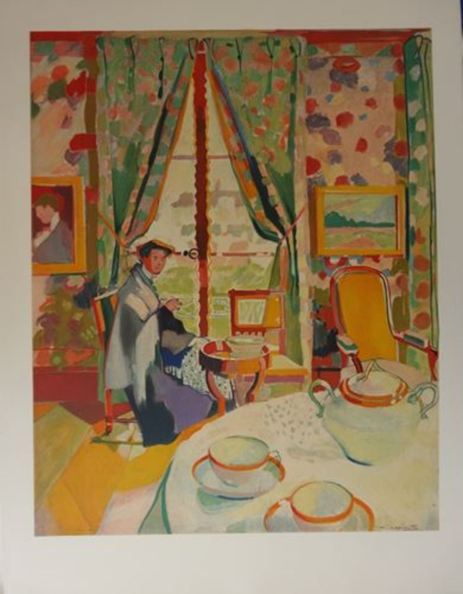 Maurice MARINOT Interior, 1906 Lithograph on Arches Vellum paper, based on a painting [...]