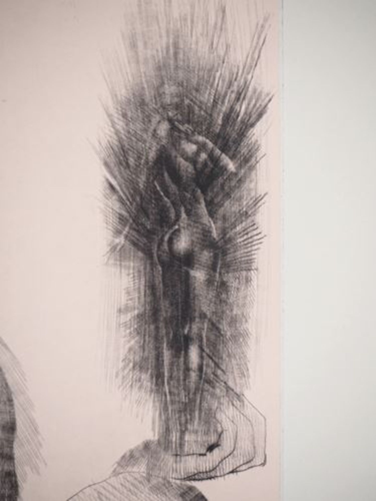 Ernst FUCHS Reflection on being Original engraving on Vellum Signed in pencil bottom [...] - Bild 5 aus 8