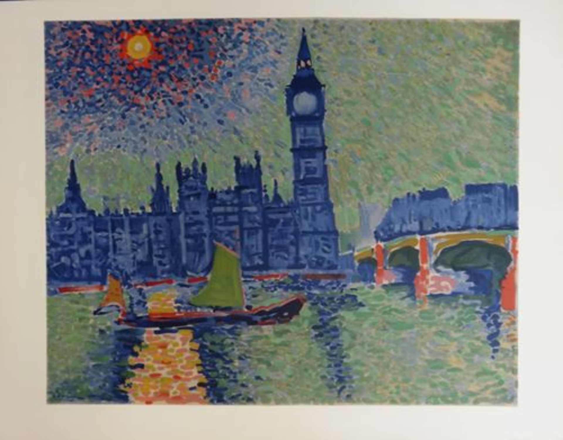 André DERAIN Big Ben Lithograph on vellum Arches paper, after a painting from [...]