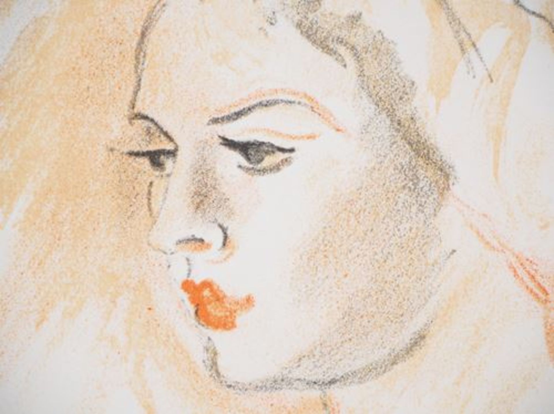 Charles CAMOIN Female profile portrait, 1946 Lithograph on vellum Signed in pencil [...] - Bild 3 aus 4