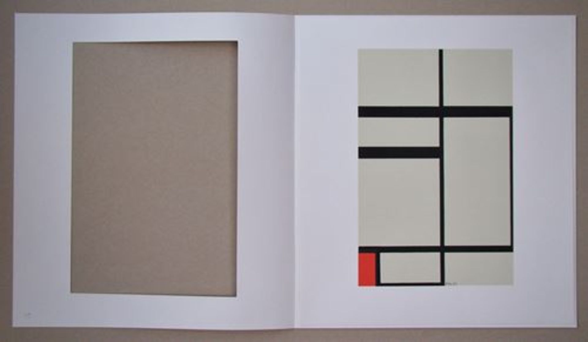 Piet MONDRIAN (after) Composition with red - 1931 Screenprint in 3 [...] - Bild 9 aus 10