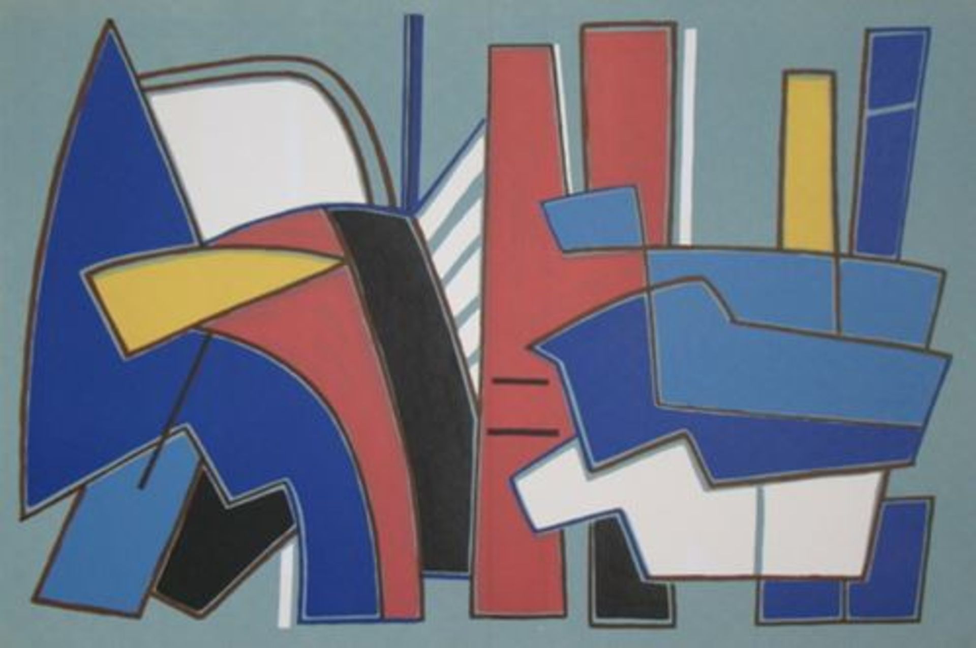 Composition for XXe Siècle, 1967 Original lithograph in colours on wove [...]