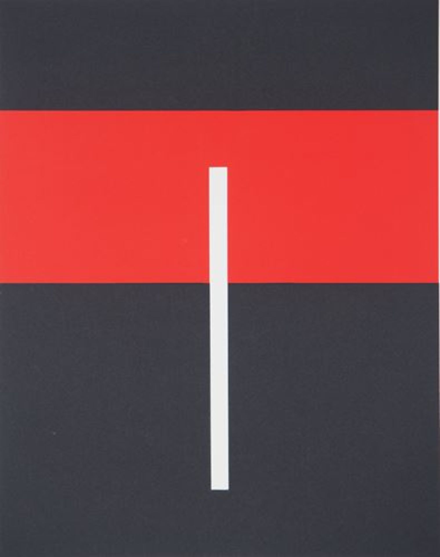 Françoise MOSSER-CARDON Black and red composition Original lithograph on [...]