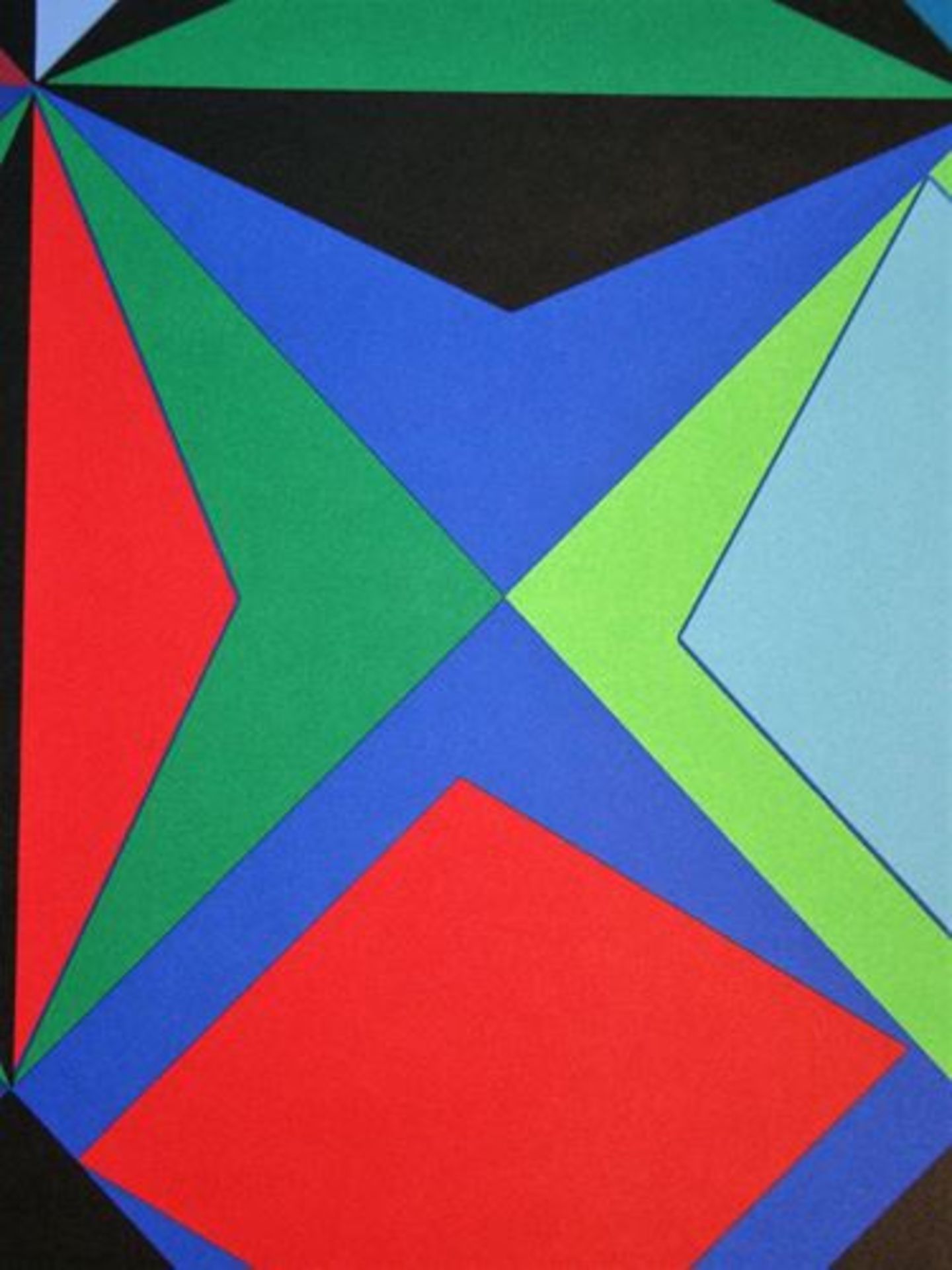 Victor VASARELY (after) Sikra, 1973 Serigraph in 8 colours on art [...] - Bild 9 aus 10