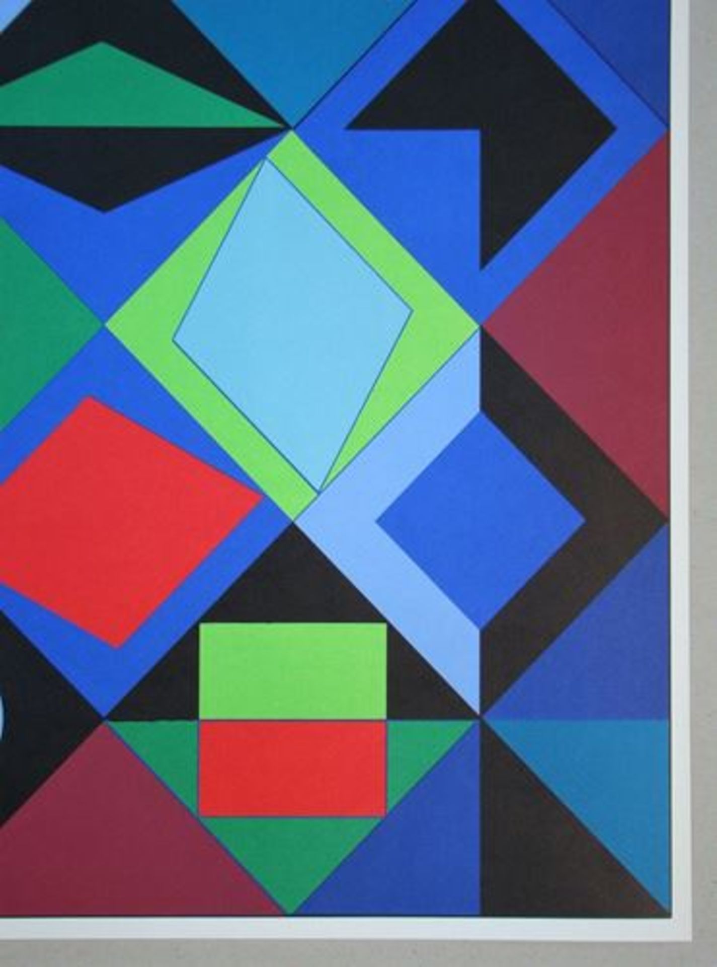 Victor VASARELY (after) Sikra, 1973 Serigraph in 8 colours on art [...] - Bild 7 aus 10