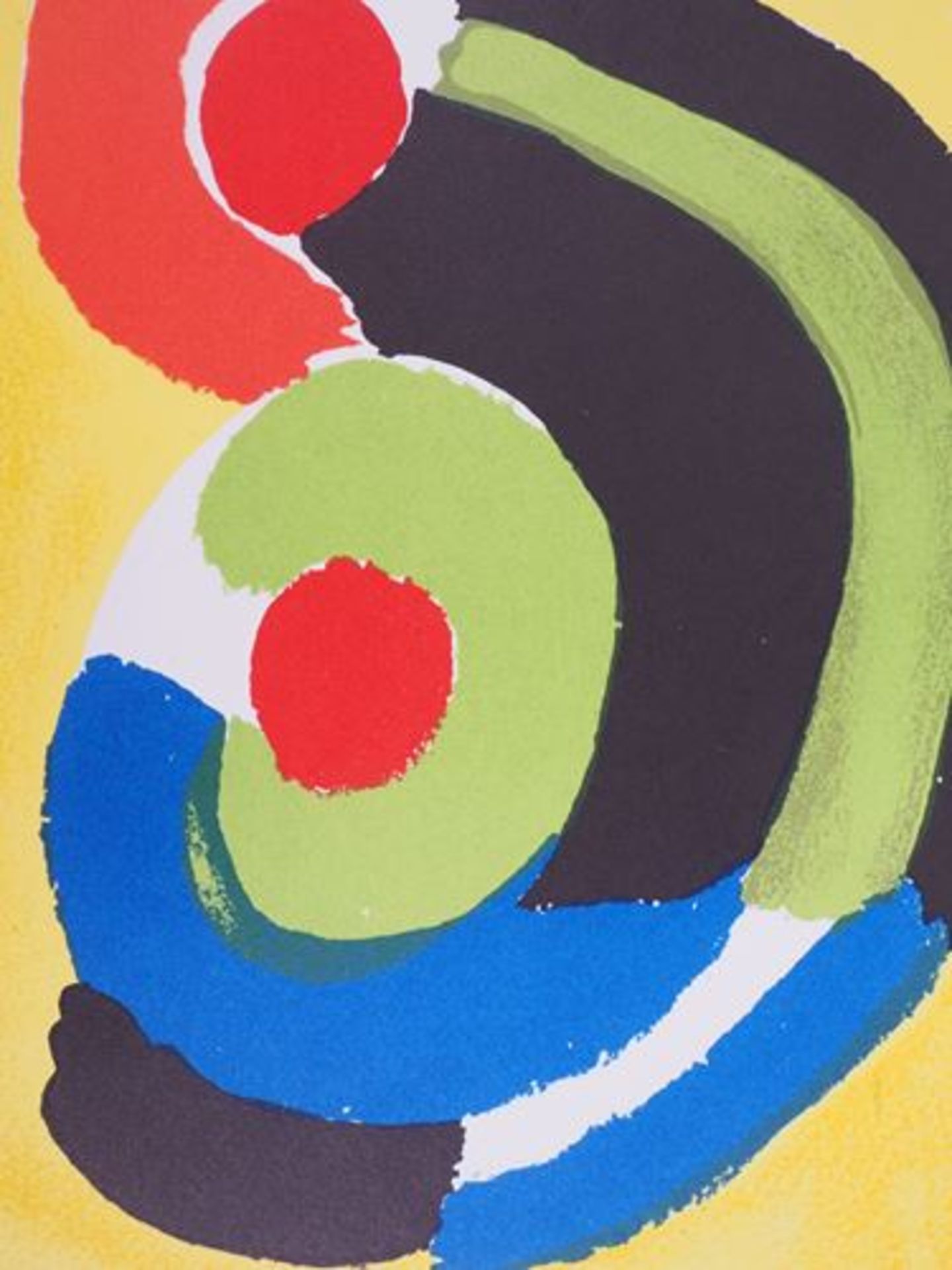 Sonia Delaunay Spanish dancer Original lithograph (Mourlot workshop) Signed in [...] - Bild 4 aus 4