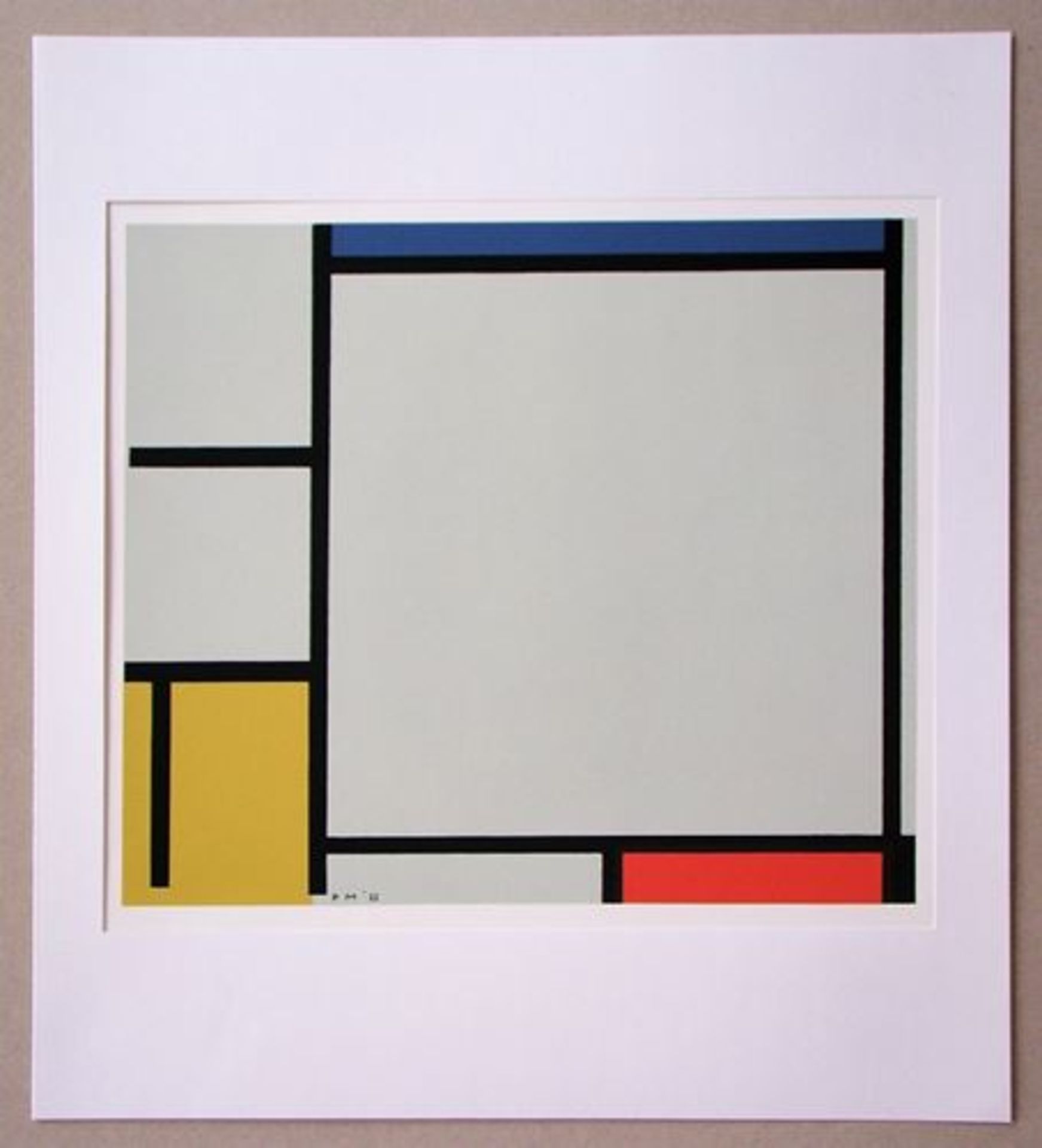 PIET MONDRIAN (after) Composition with red, yellow and blue, 1978 Screenprint in 5 [...] - Bild 3 aus 10