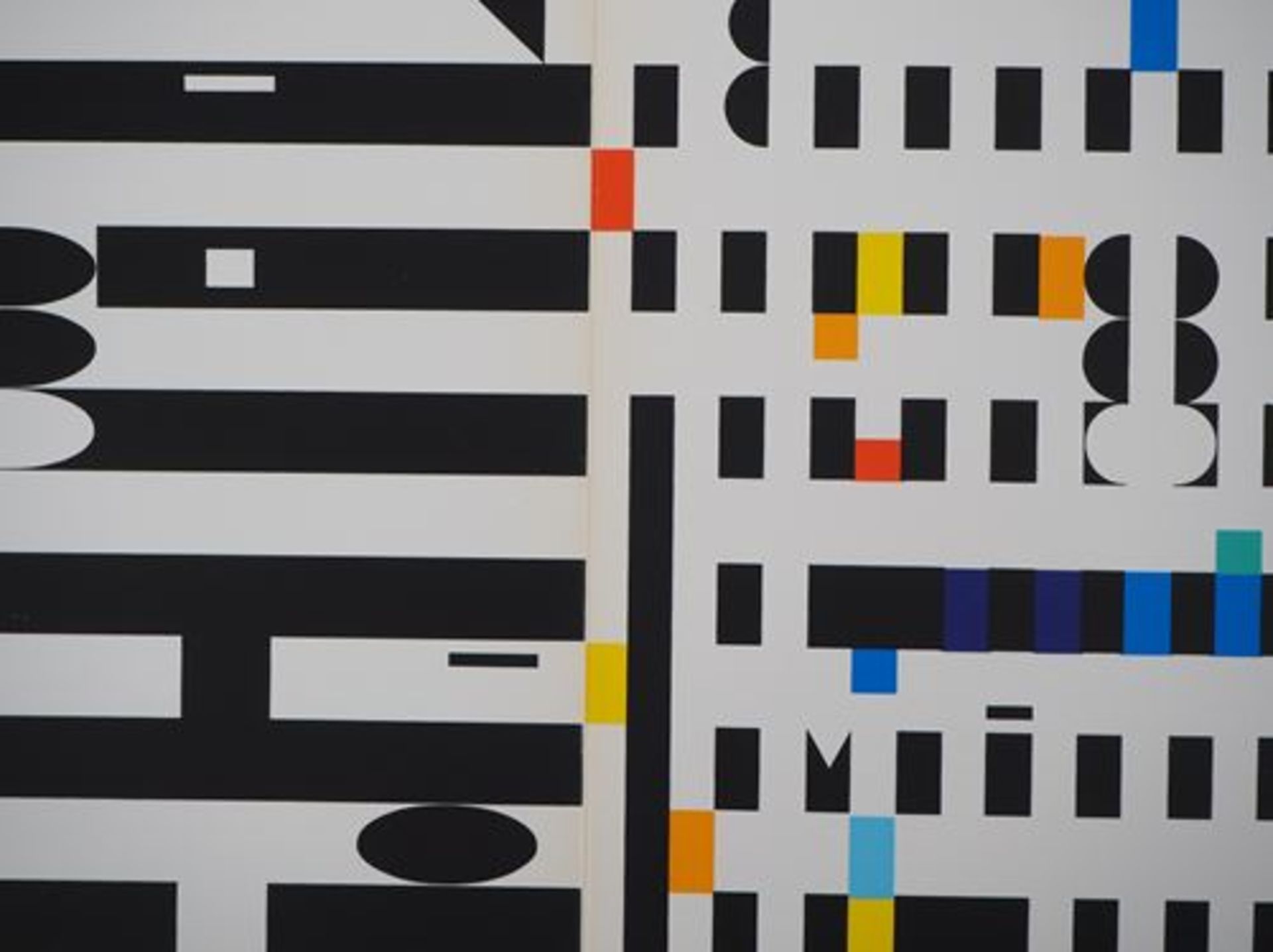 Yaacov AGAM Kinetic Composition, 1971 Original screenprint On thick paper [...] - Bild 4 aus 5