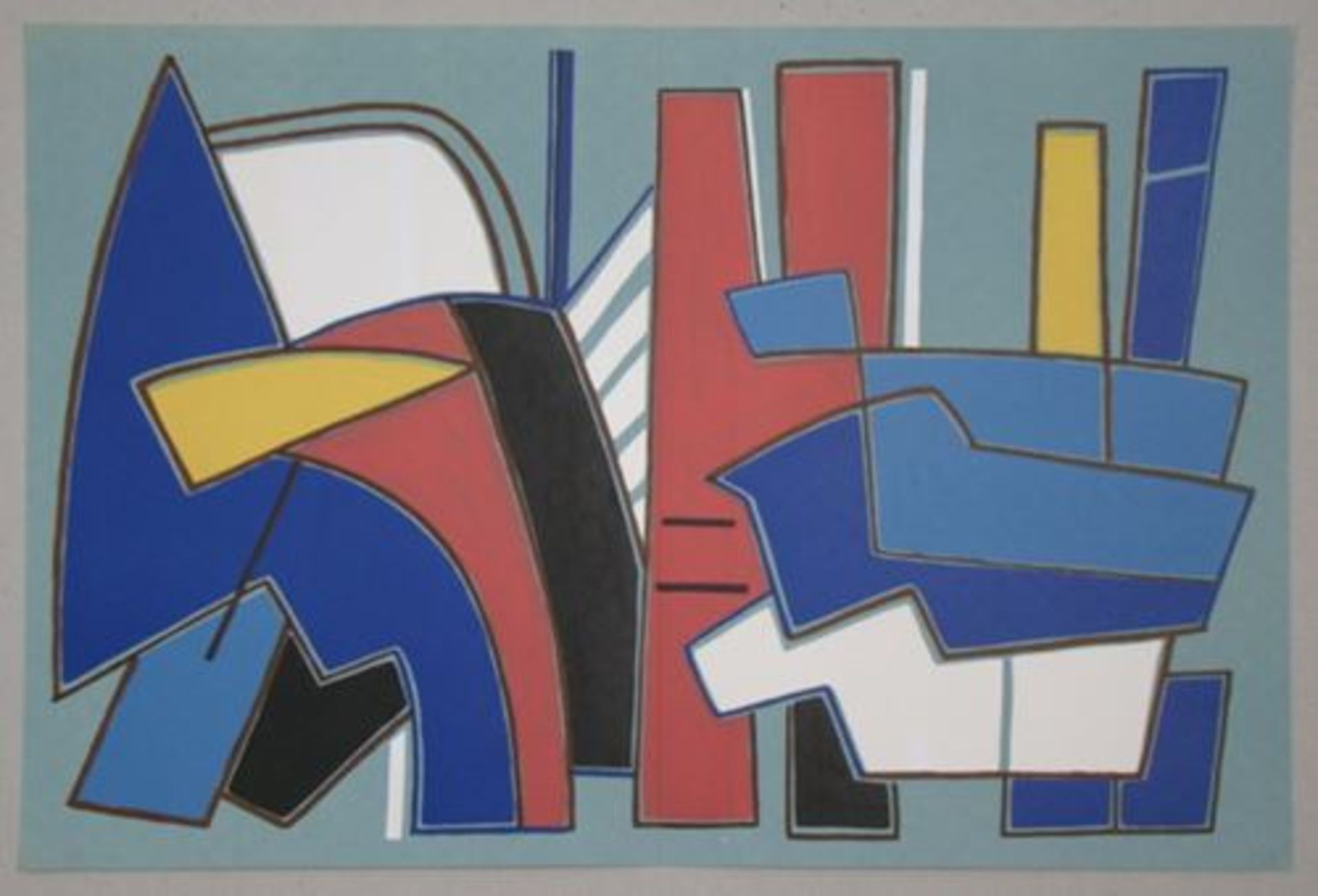 Composition for XXe Siècle, 1967 Original lithograph in colours on wove [...] - Bild 2 aus 9