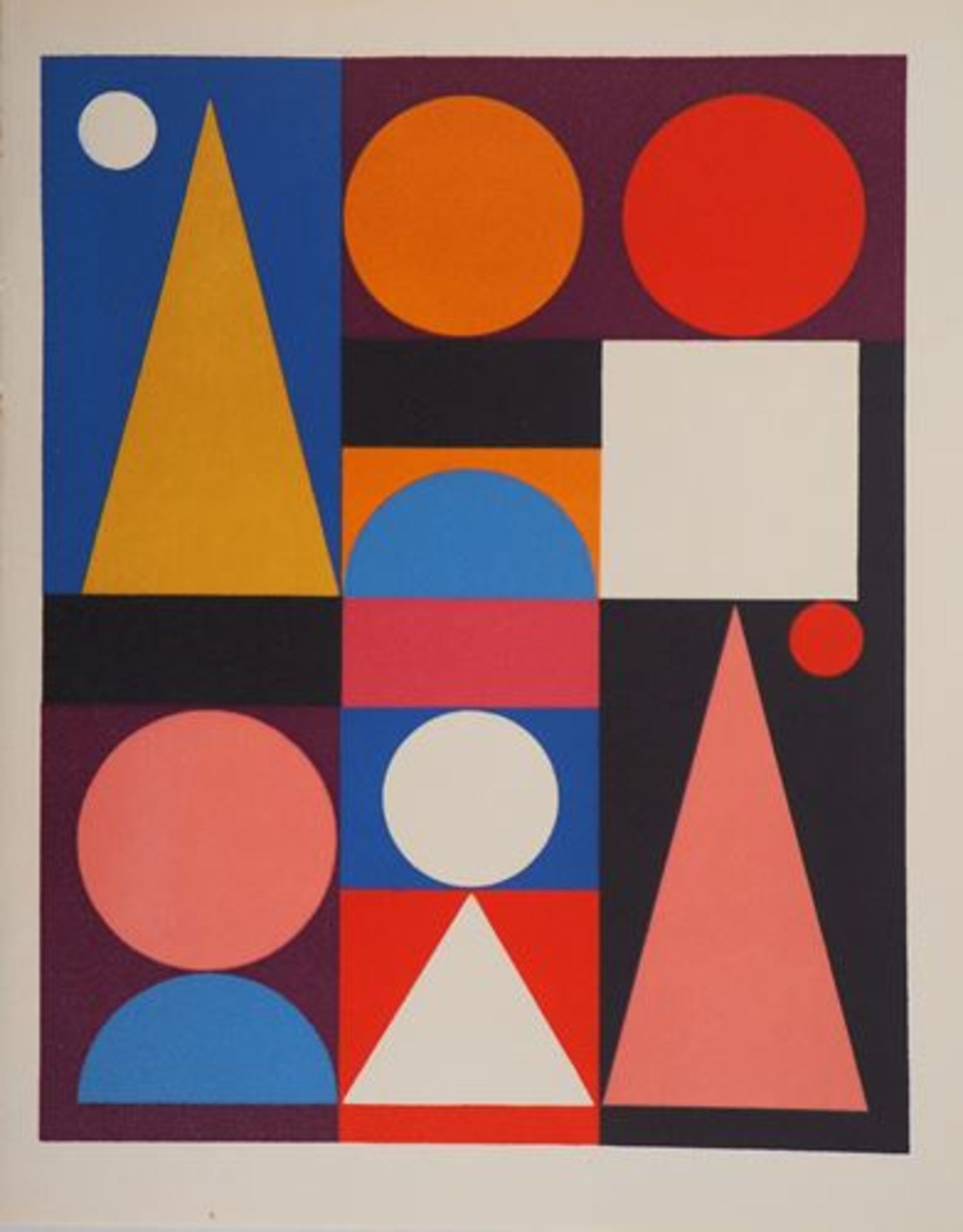 Auguste HERBIN Bird Composition, 1949 Original screenprint On Arches Vellum of 22.5 [...]