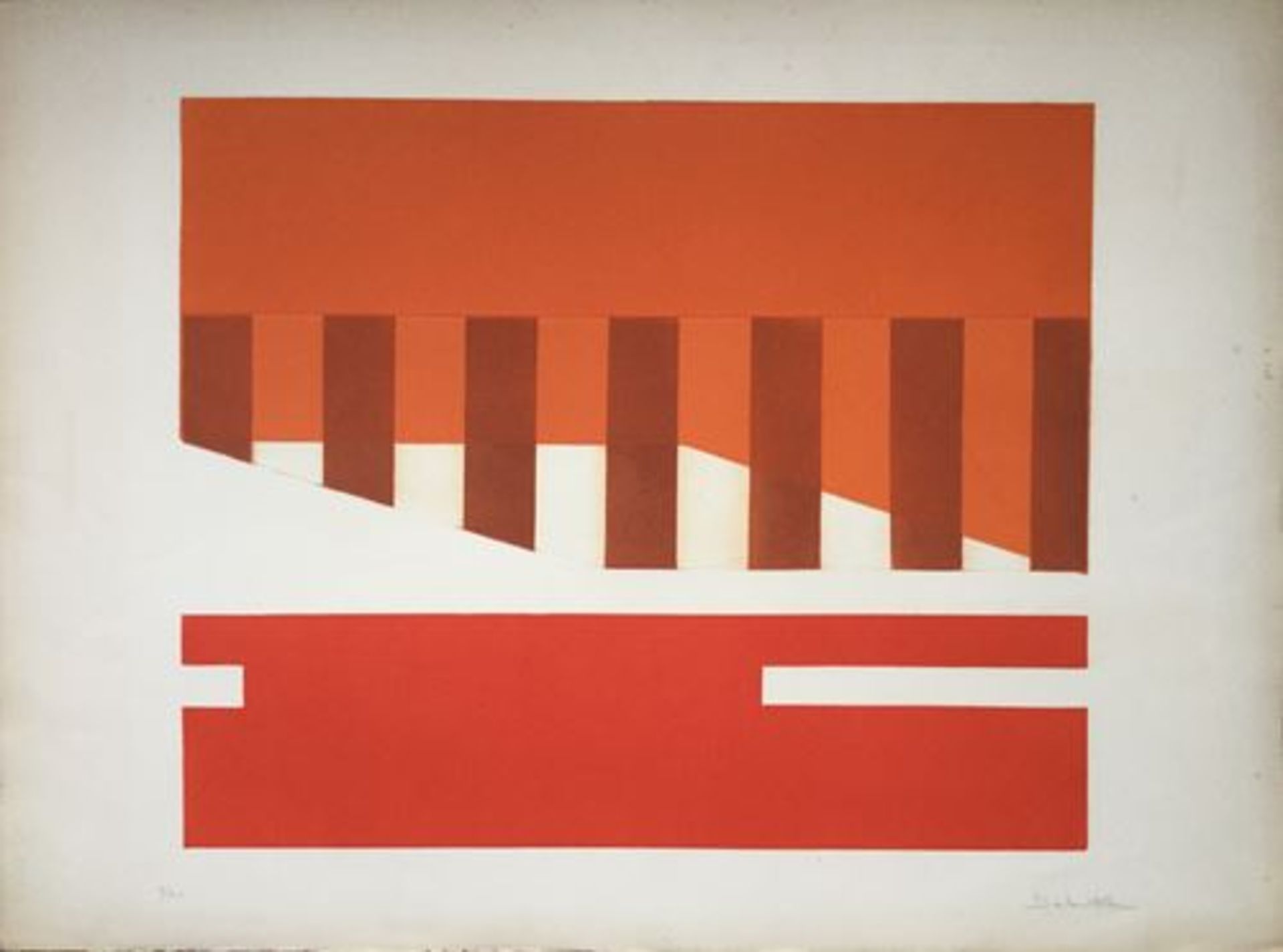 Jacqueline Debutler (1928-) Trap Circa 1970 Aquatint etching on Arches paper. Signed [...]