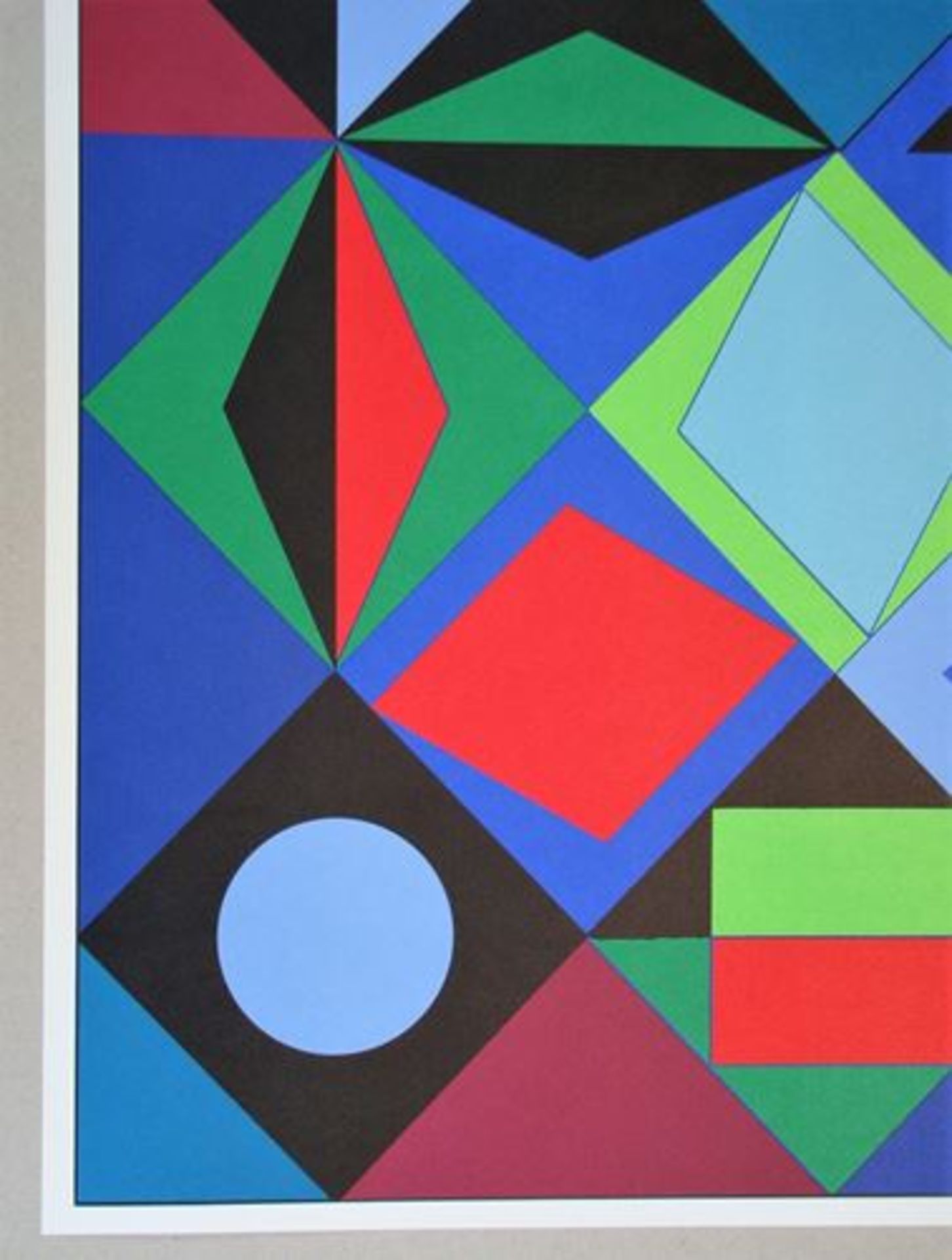 Victor VASARELY (after) Sikra, 1973 Serigraph in 8 colours on art [...] - Bild 6 aus 10