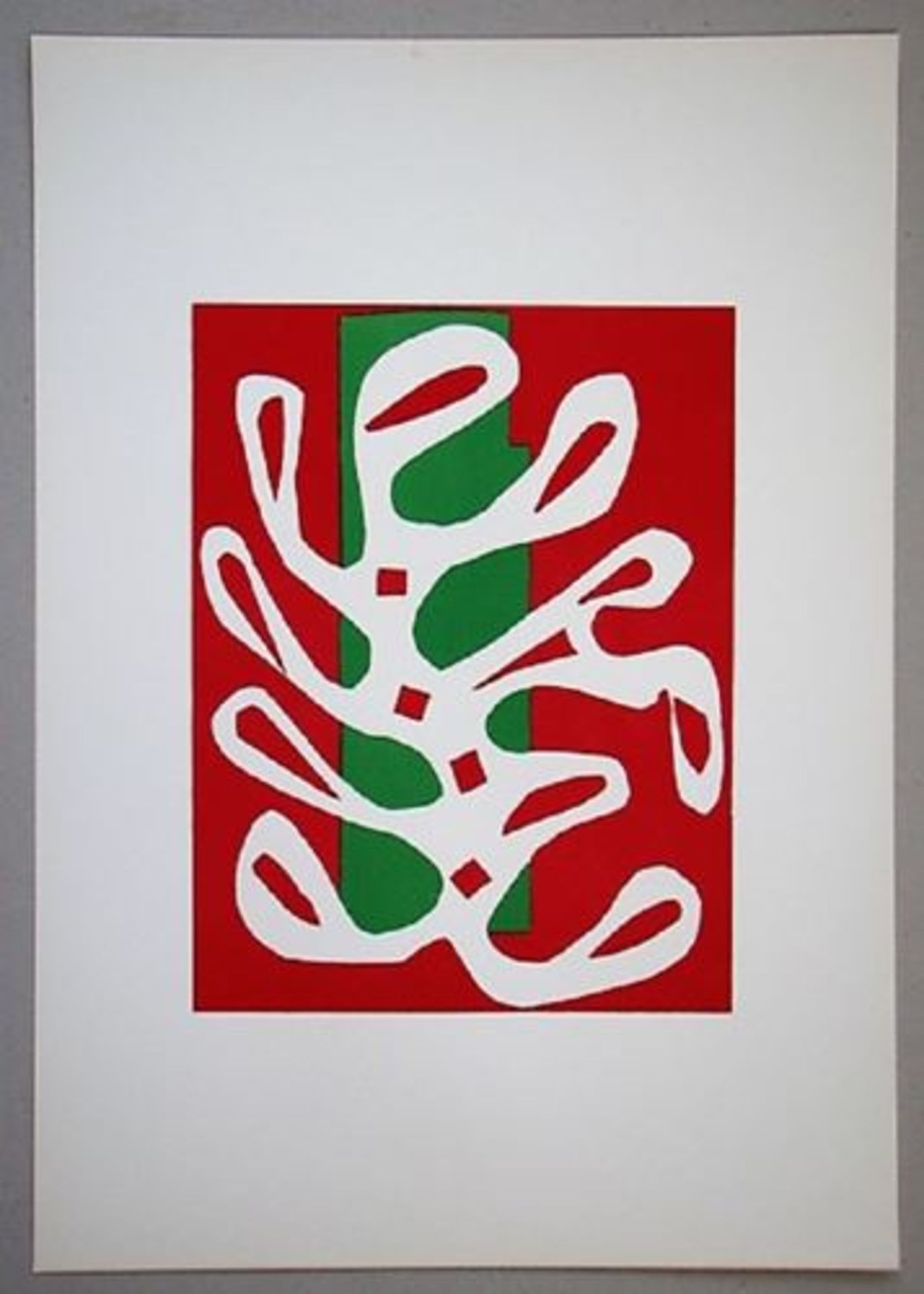 HENRI MATISSE (after) Seaweed on red and green background, 1965 [...] - Bild 2 aus 8