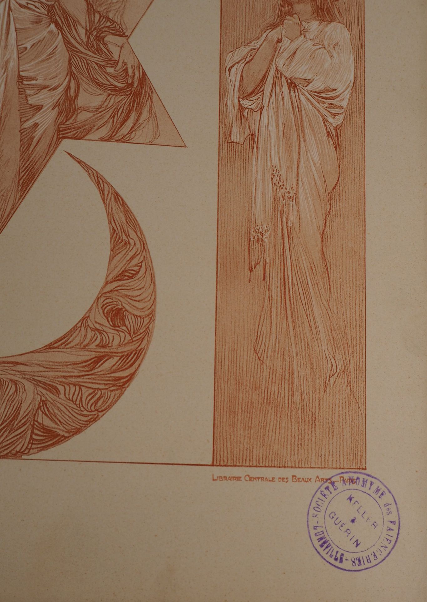 Alphonse MUCHA The Stars, 1902 Lithograph Signed in the plate On thick paper of 45.5 [...] - Bild 4 aus 5