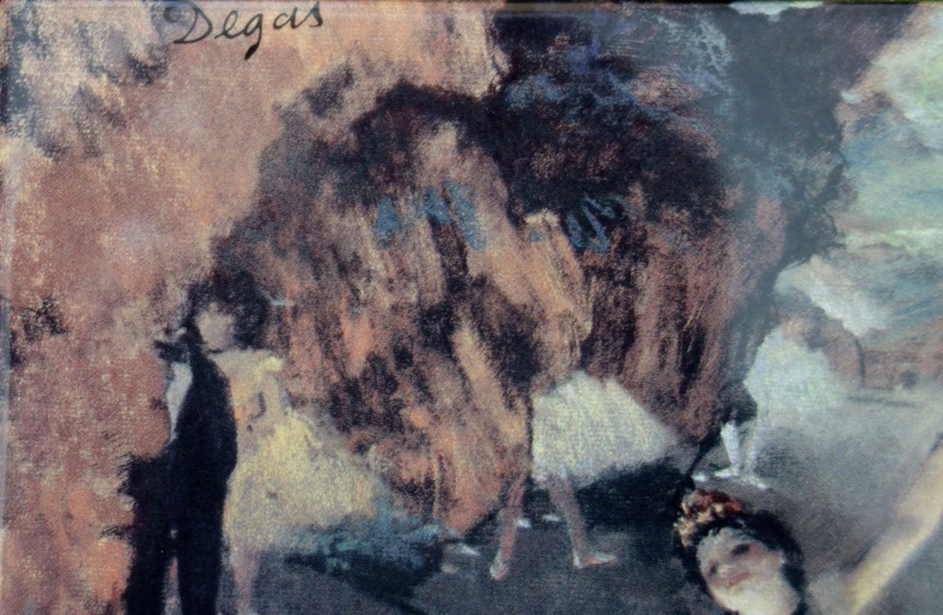 Edgar DEGAS (after) Ballerina, l'Etoile Screenprint on ceramic Signed in the plate [...] - Bild 3 aus 4