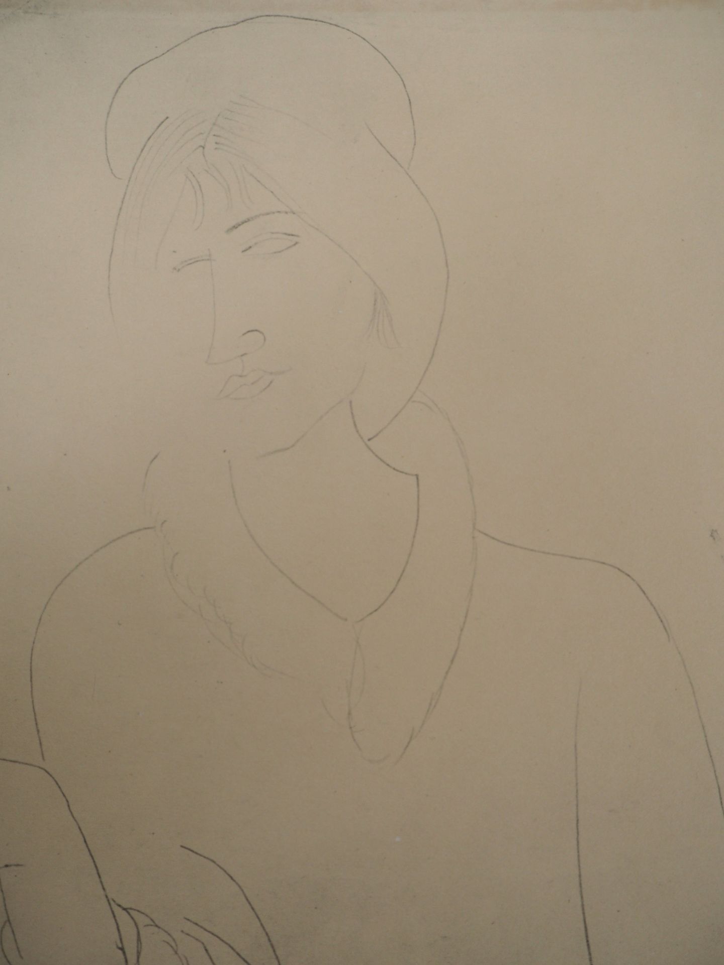 Amedeo MODIGLIANI Portrait de Jeanne Hébuterne, 1959 Lithograph after a drawing [...]