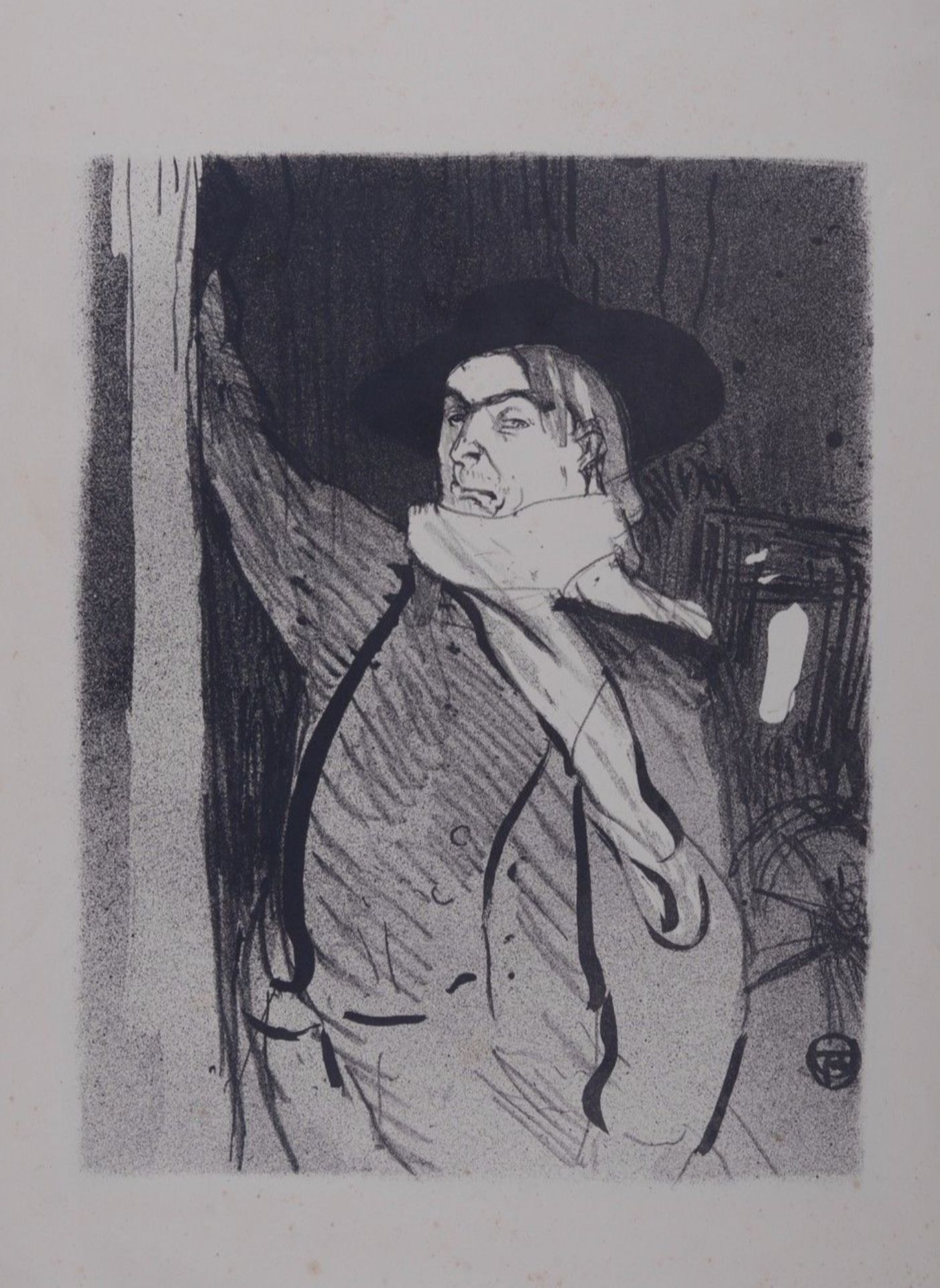 Henri de Toulouse-Lautrec Aristide Bruant from Le Café Concert Original stone [...]