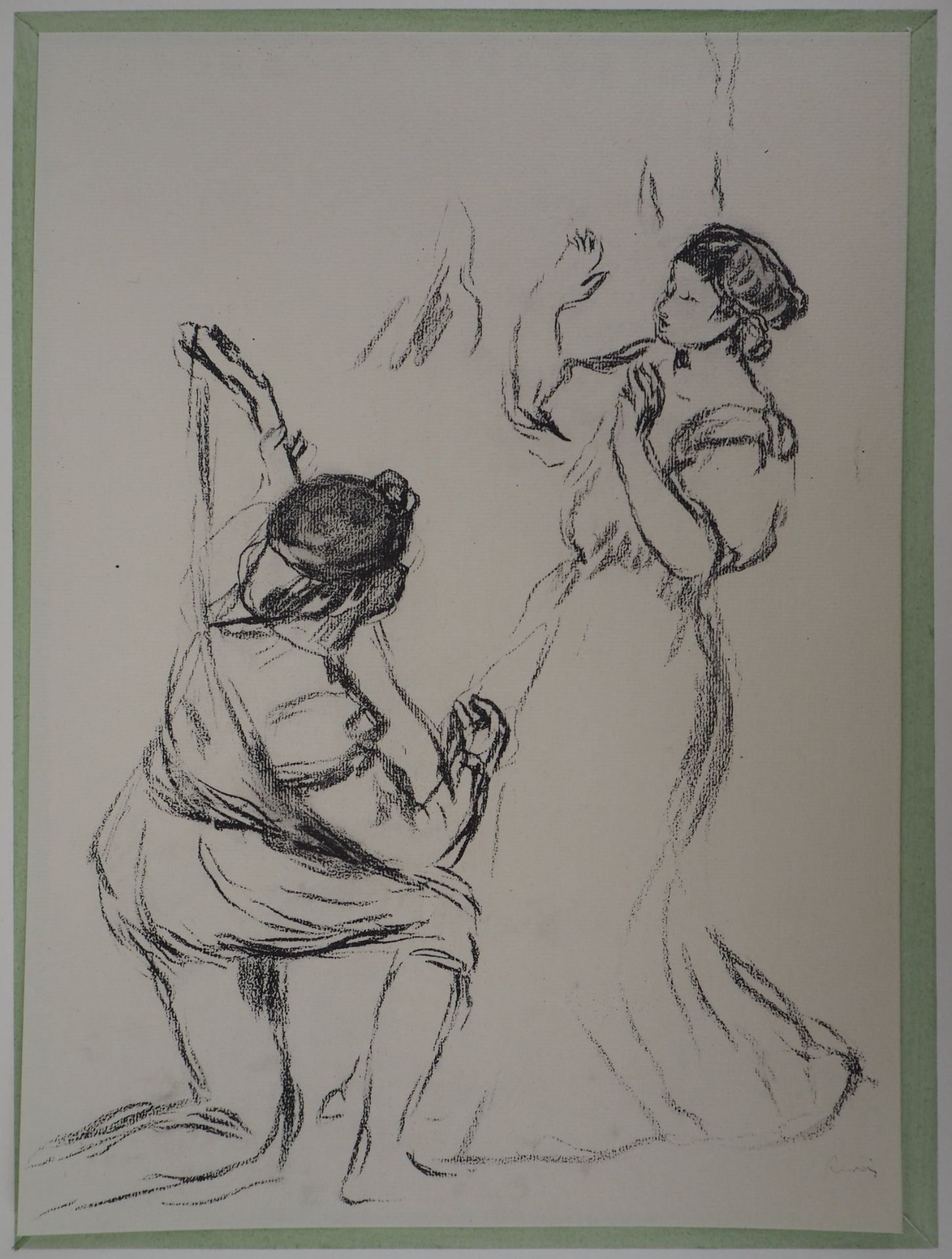 Auguste RENOIR (1841-1919) (After) Serenade Lithograph after a charcoal drawing On [...]