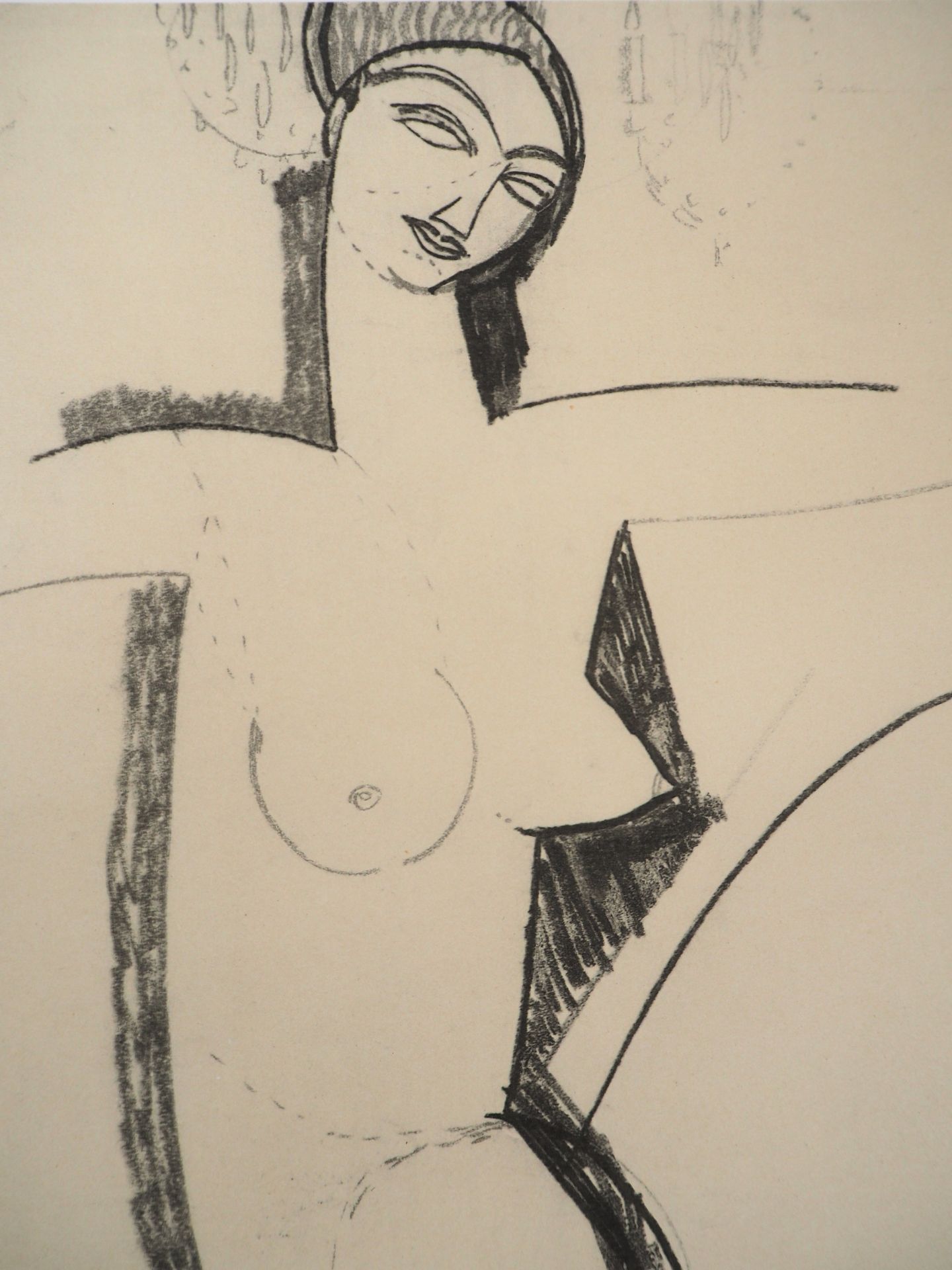 Amedeo MODIGLIANI Caryatid, 1959 Lithograph after an artist's drawing On thick paper [...] - Bild 2 aus 4