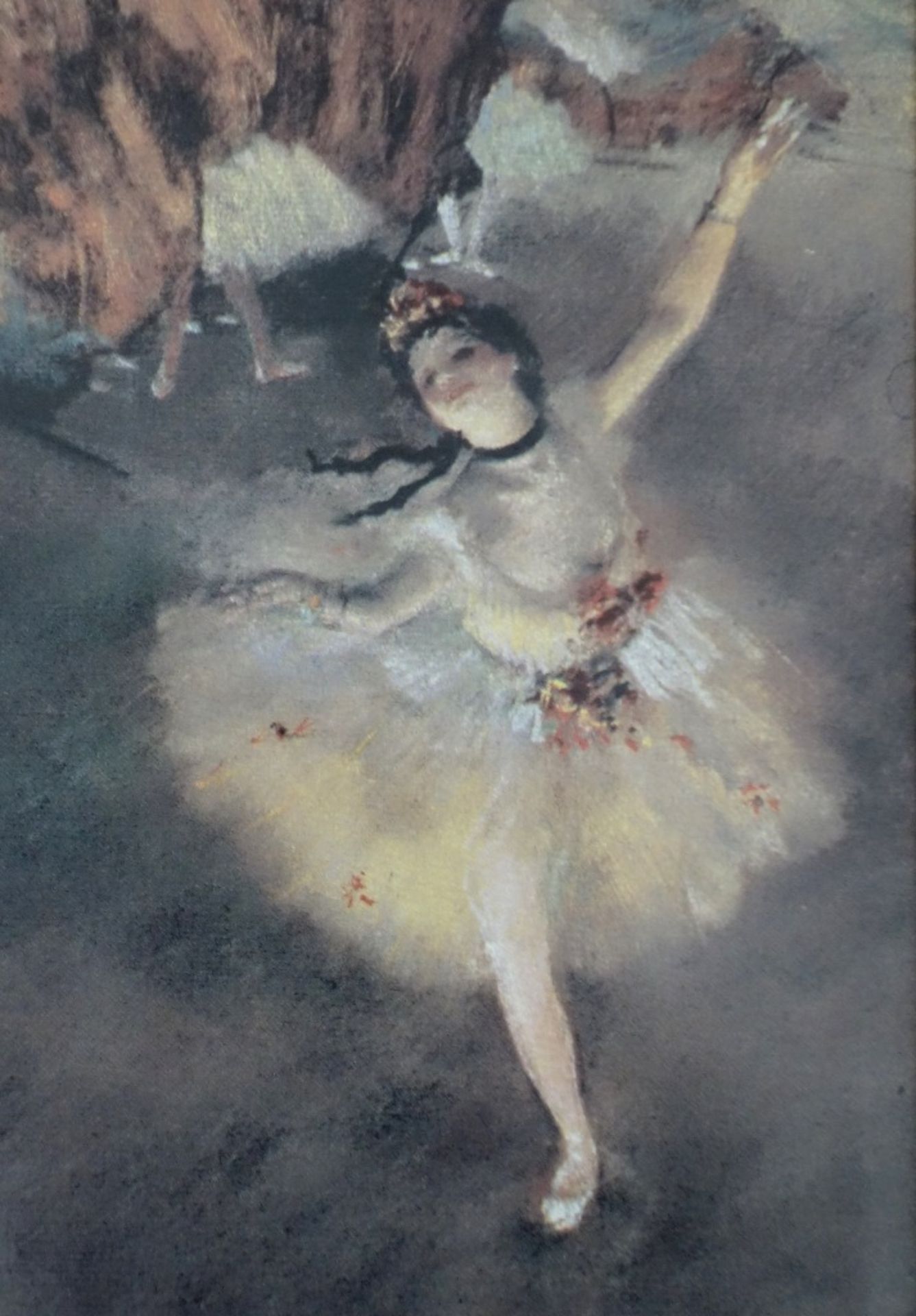 Edgar DEGAS (after) Ballerina, l'Etoile Screenprint on ceramic Signed in the plate [...]