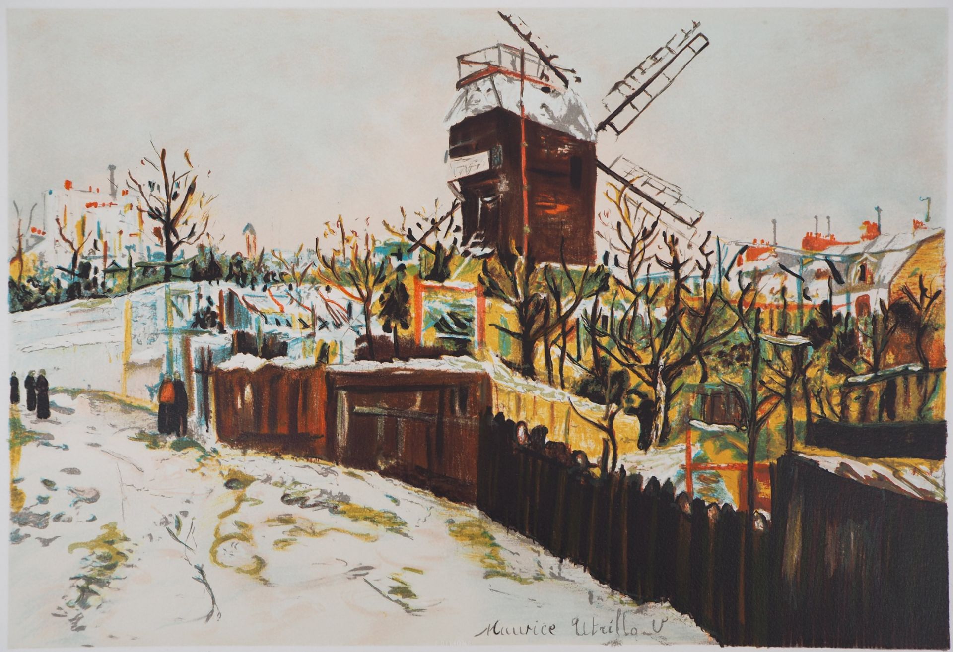 Maurice UTRILLO (1883 - 1955) (after) - Moulin de la Galette à [...]