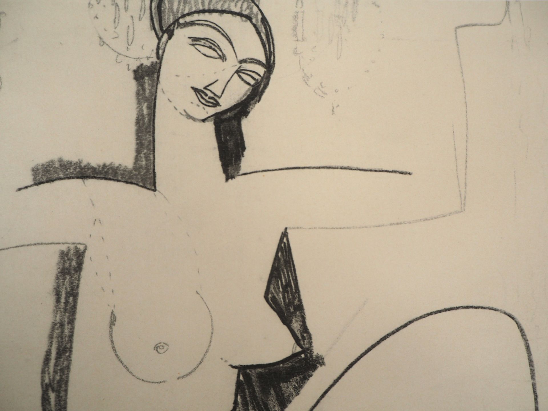 Amedeo MODIGLIANI Caryatid, 1959 Lithograph after an artist's drawing On thick paper [...] - Bild 3 aus 4