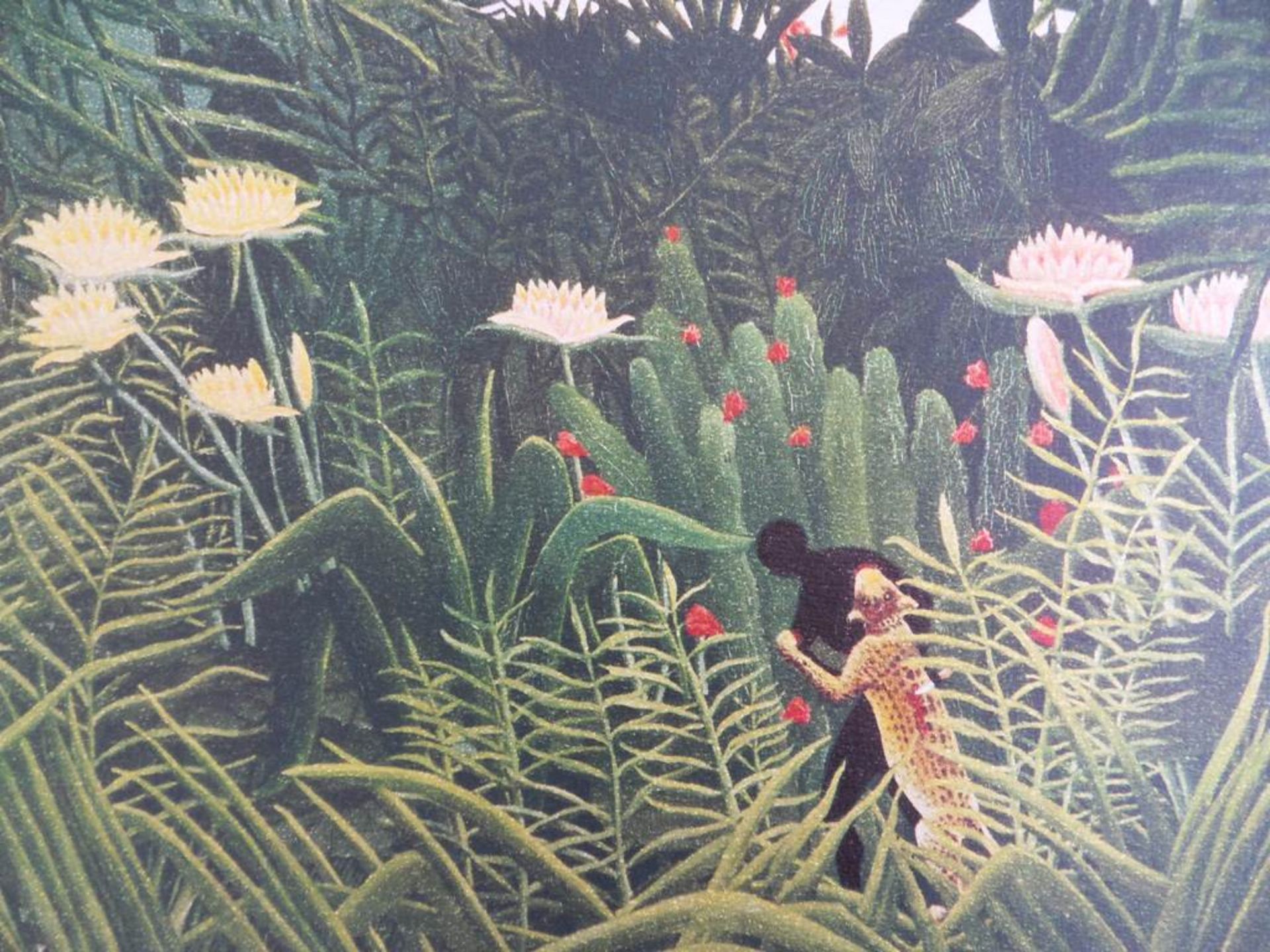 Le Douanier ROUSSEAU (Henri) Lithograph signed and numbered- 300ex Rainforest [...] - Bild 2 aus 6