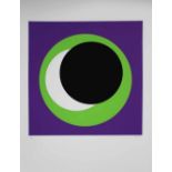 Geneviève Claisse (1935-2018) Green circle on purple background, 2015 Silkscreen [...]