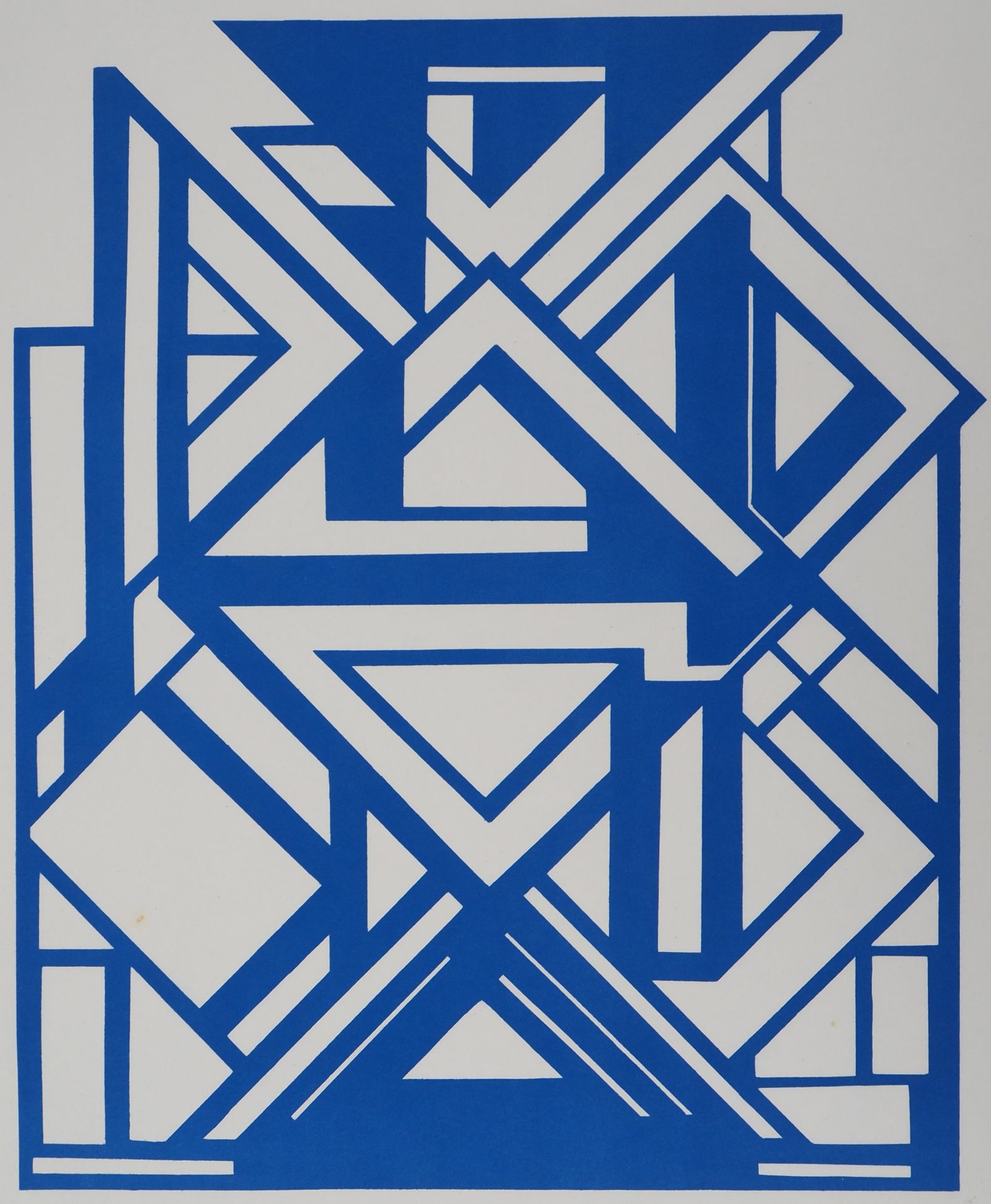 SALVADO Structure bleue, 1978 Lithograph in color Realized by Atelier Cassé [...] - Bild 2 aus 7