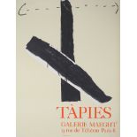 Antoni TAPIES Croix noire Vintage lithographic poster Realized for an [...]