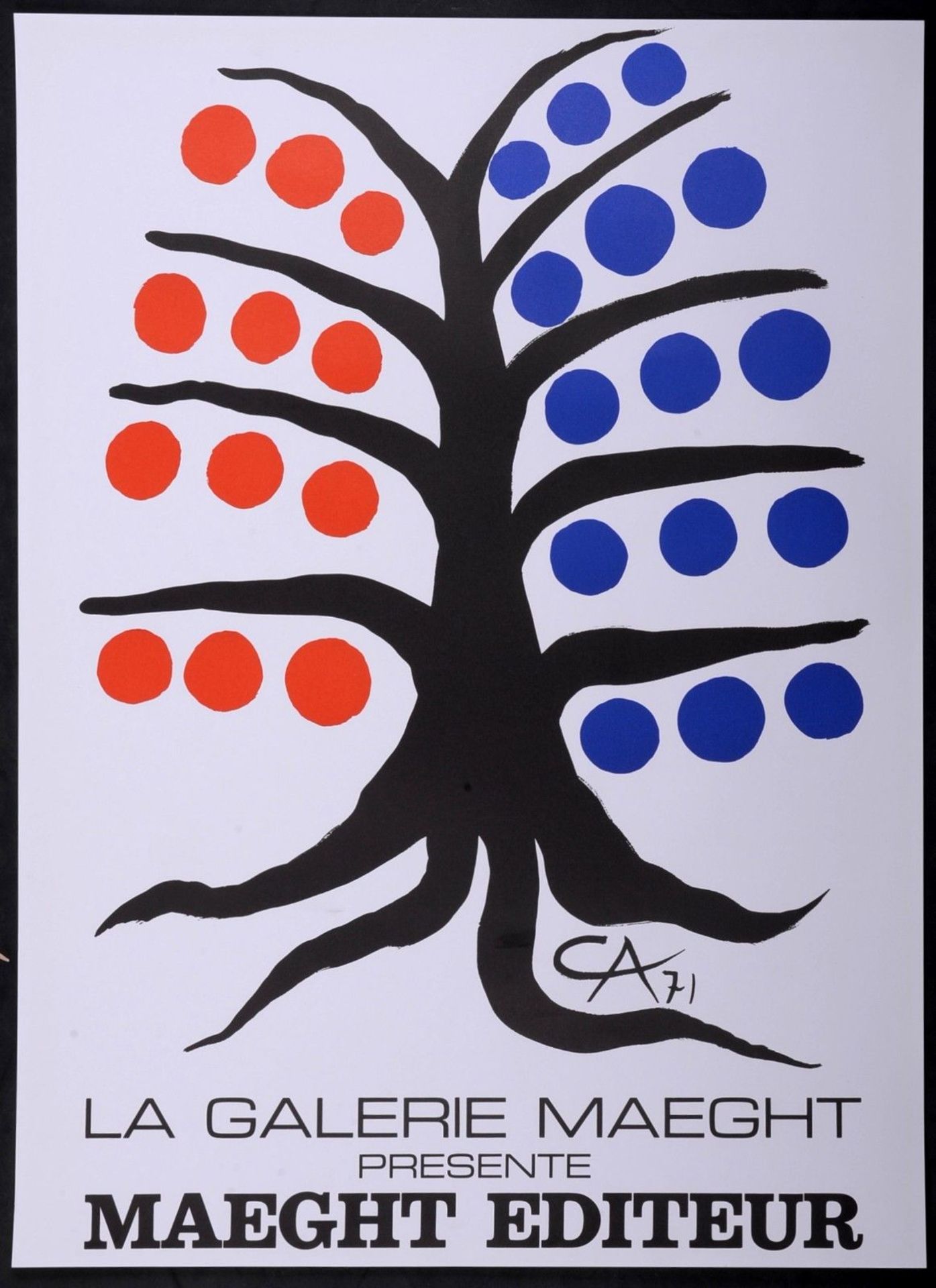 Alexander Calder Maeght Editeur Original 1971 Lithograph poster in colors [...]