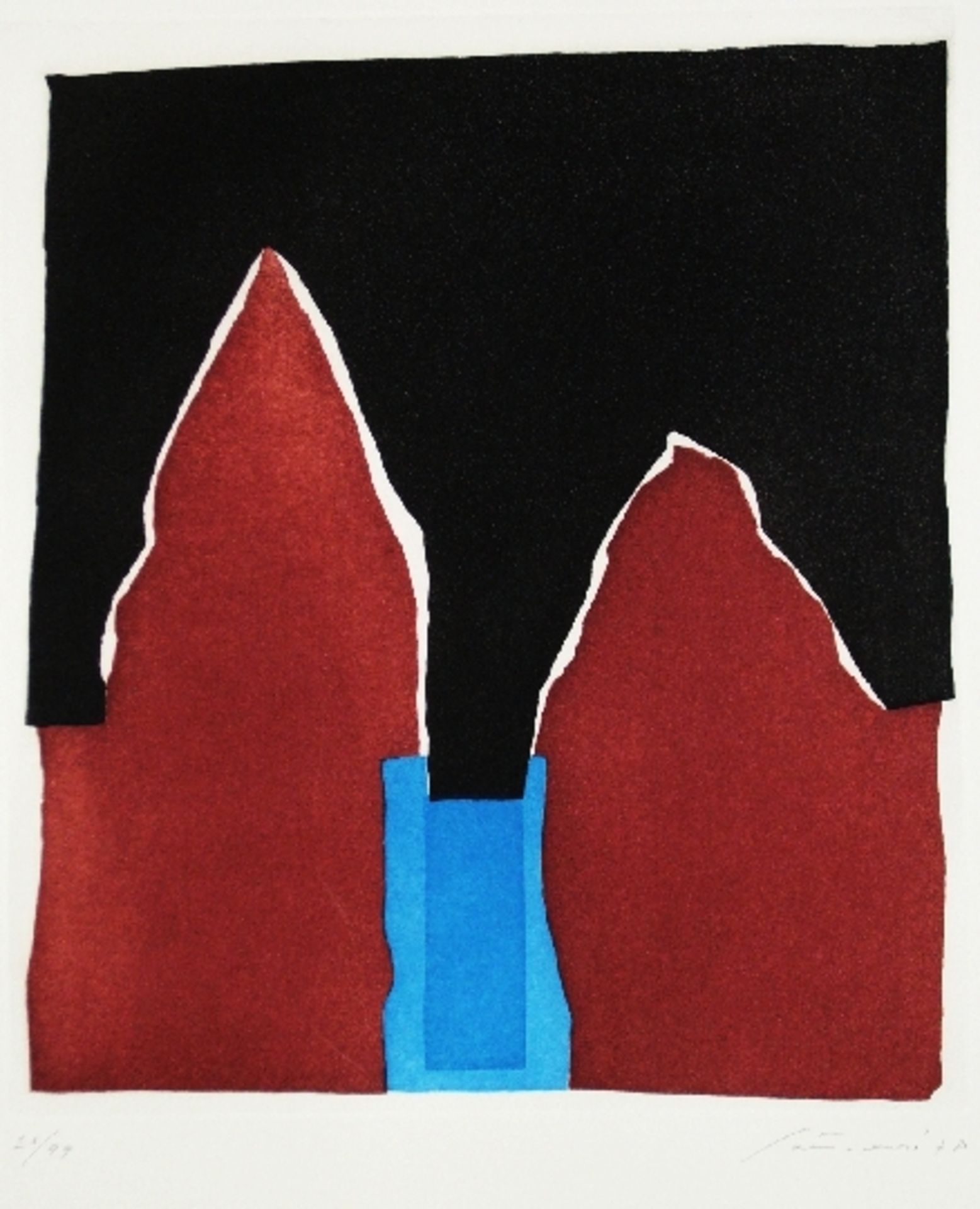 Giuseppe SANTOMASO Untitled 3, 1978 Etching and aquatint on Guarro paper Edition of [...]