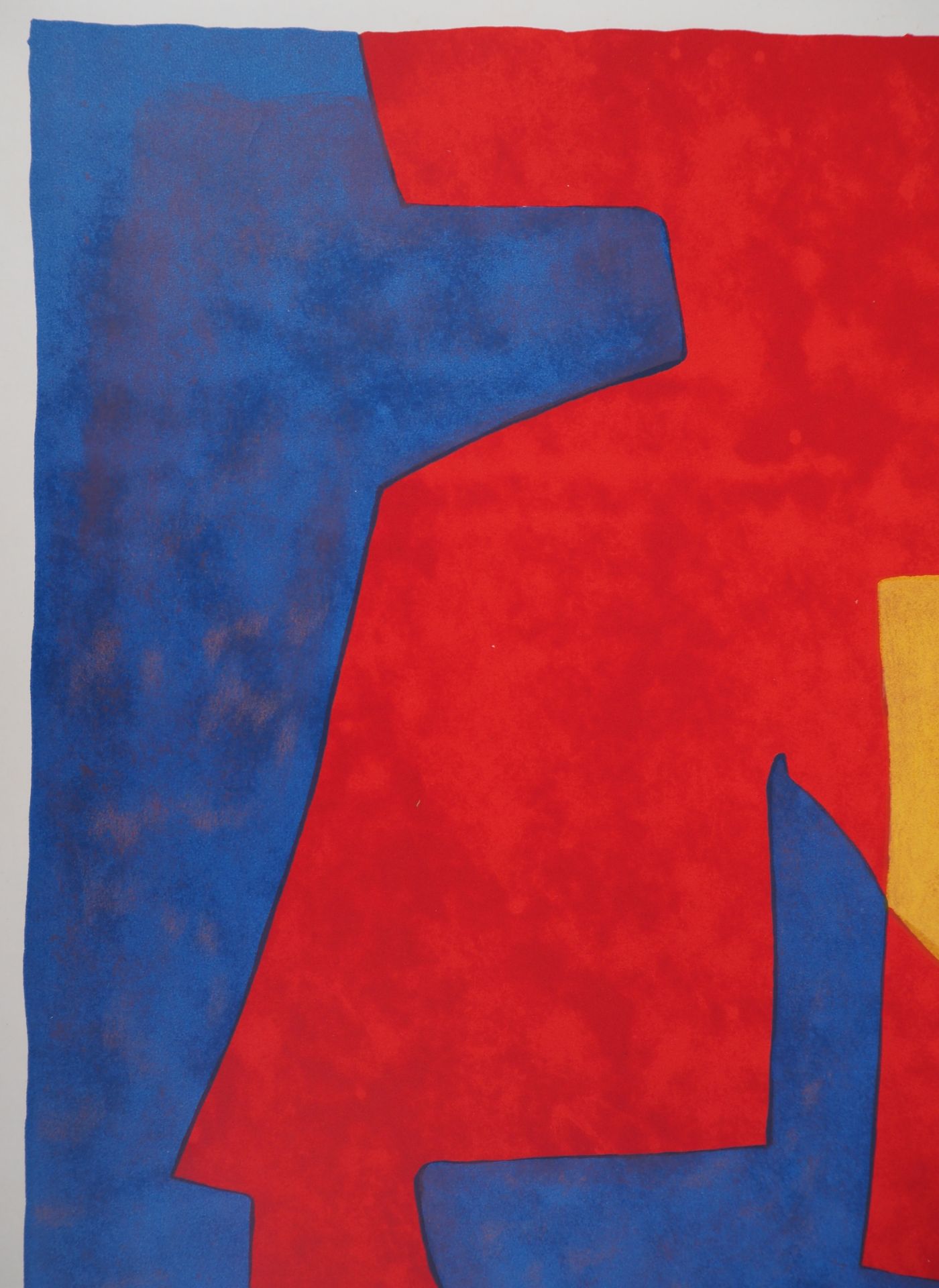 Serge POLIAKOFF (1900 - 1969) Blue and red, 1973 Original period poster printed in [...] - Bild 7 aus 8