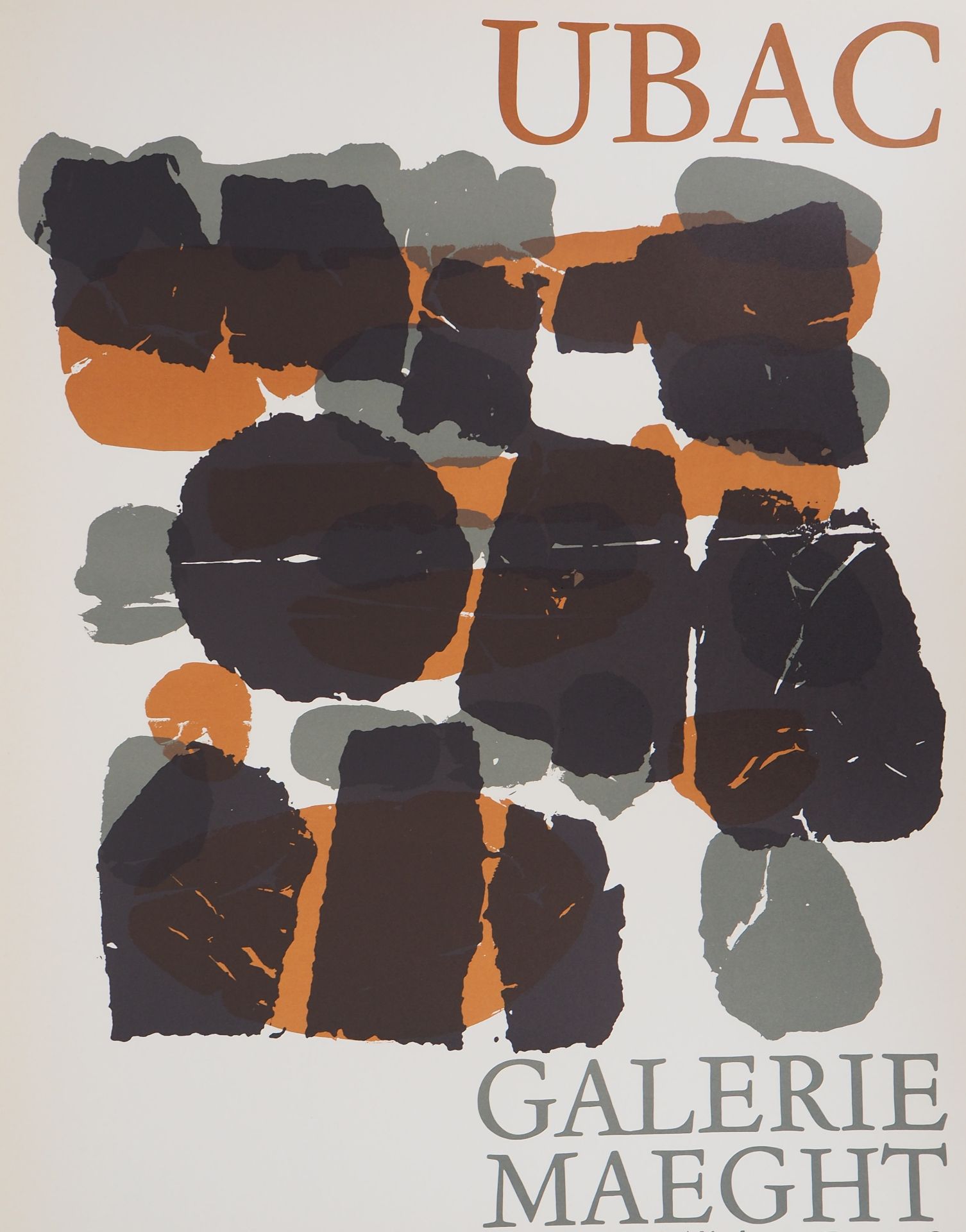 Raoul UBAC (1910-1985) Composition aux ardoises Original lithograph in color [...] - Bild 2 aus 5