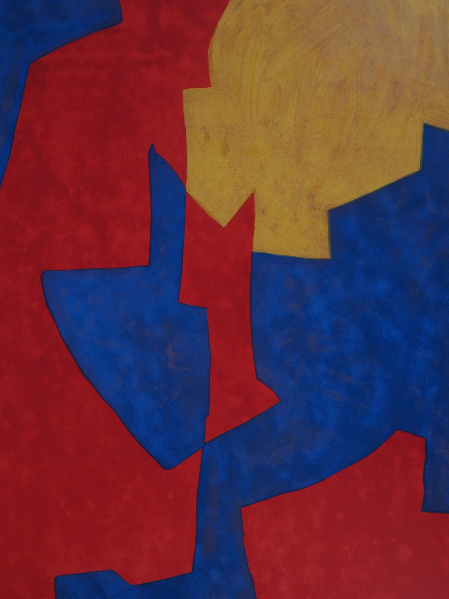 Serge POLIAKOFF (1900 - 1969) Blue and red, 1973 Original period poster printed in [...] - Bild 3 aus 8