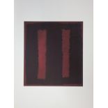 Mark ROTHKO (after) Seagram Murals, Black on Red Giclee on Sommerset Vellum 30 x 40 [...]