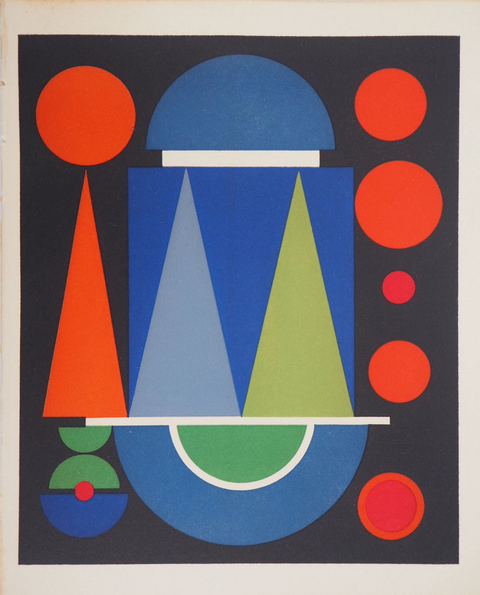 Auguste HERBIN Red Composition, 1949 Original screenprint On Arches Vellum of 22.5 x [...]