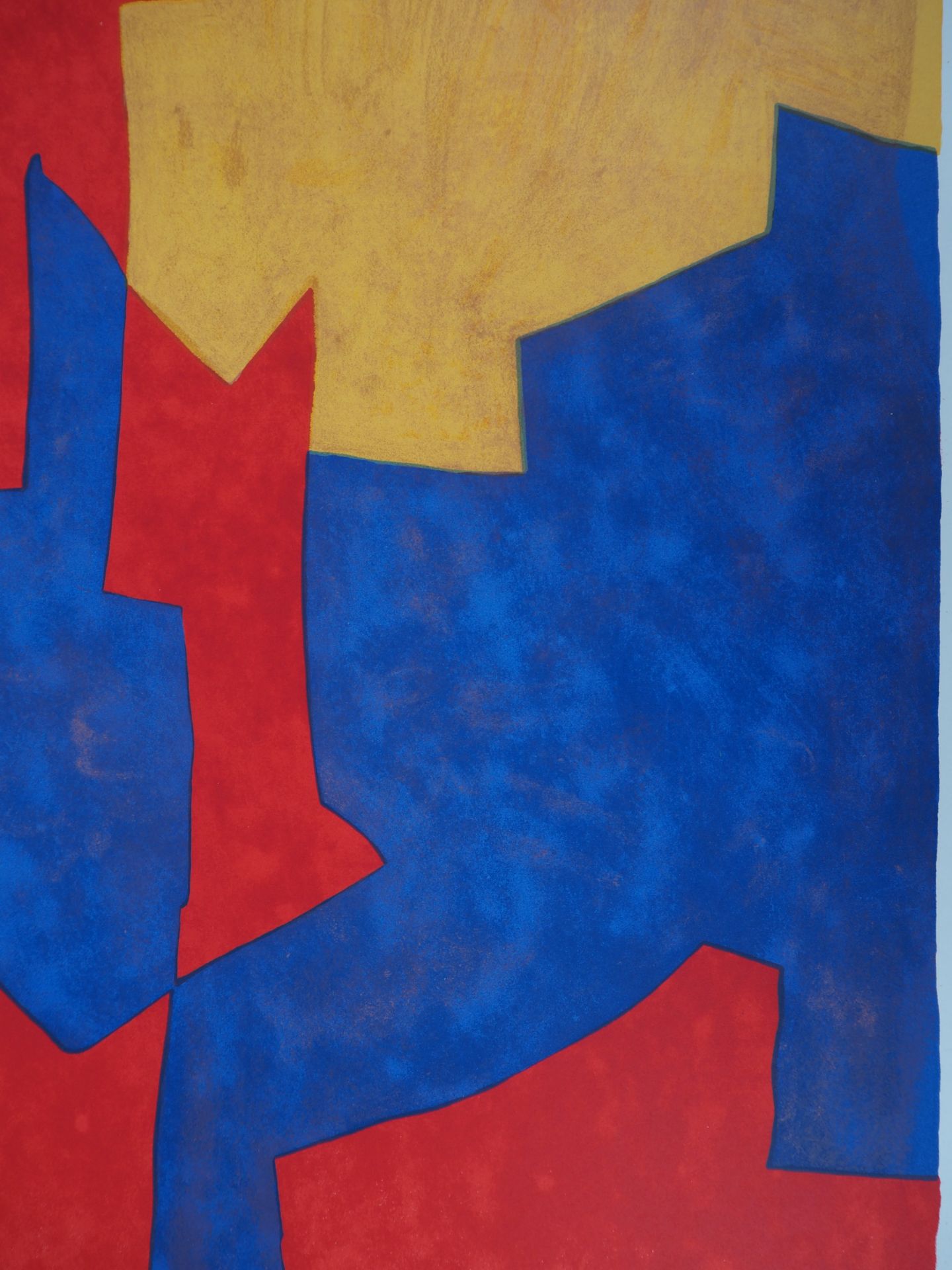 Serge POLIAKOFF (1900 - 1969) Blue and red, 1973 Original period poster printed in [...] - Bild 6 aus 8