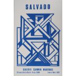 SALVADO Structure bleue, 1978 Lithograph in color Realized by Atelier Cassé [...]