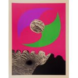 Pierre-Alain HUBERT Lunar Composition Colour lithograph on Arches Vellum Signed in [...]