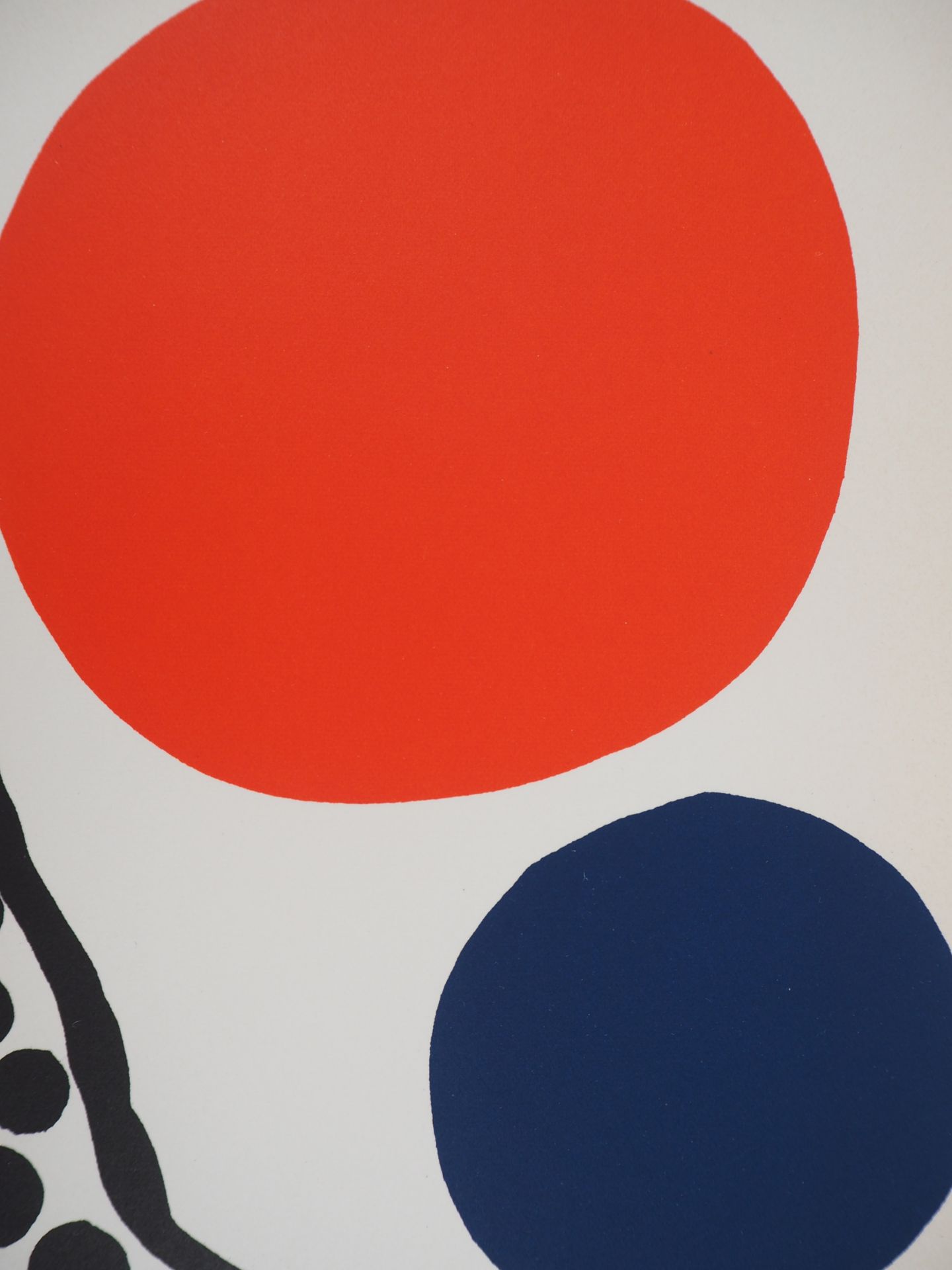 Alexander CALDER Composition au ballon rouget et bleu, 1964 Original [...] - Bild 2 aus 5