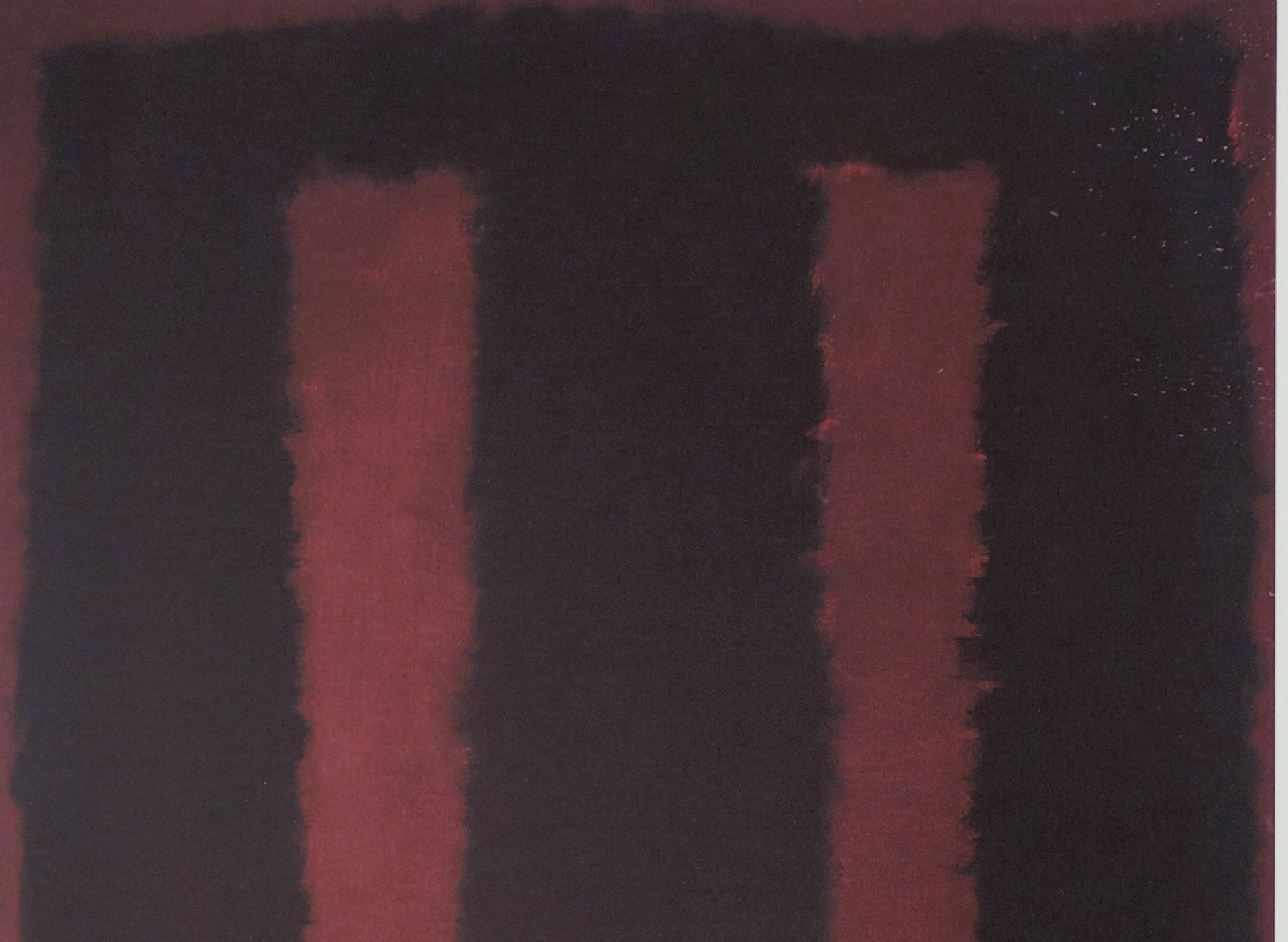 Mark ROTHKO (after) Seagram Murals, Black on Red Giclee on Sommerset Vellum 30 x 40 [...] - Bild 3 aus 4