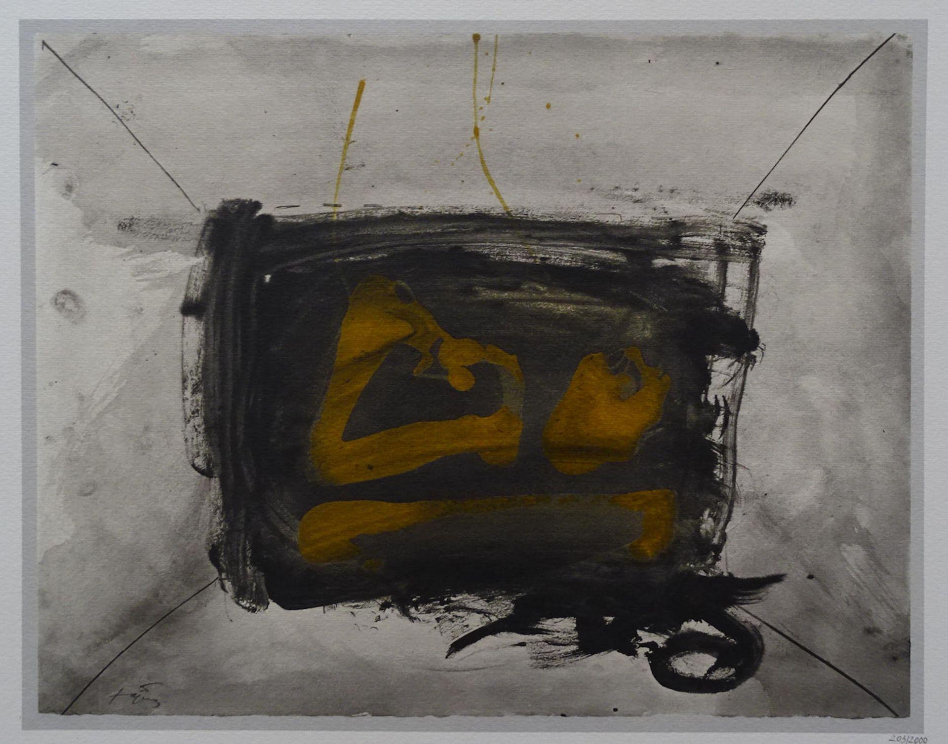 Antoni Tapies (1923-2012) Lithograph, 1982 Publisher: Seat, Italy Hand [...]