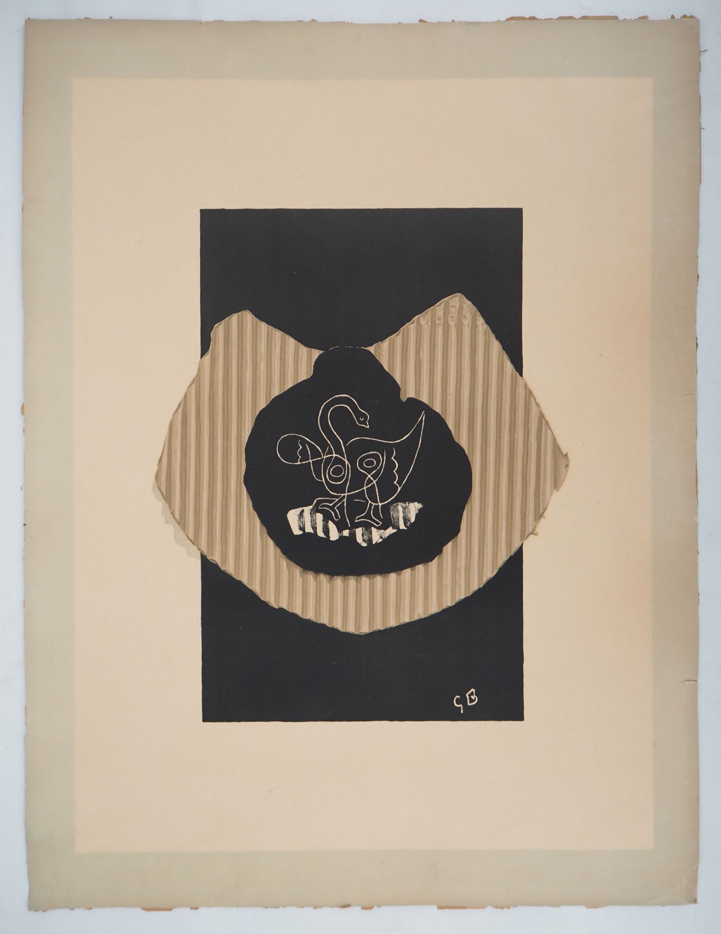 Georges Braque The Swan, 1946 Original lithograph signed on thick paper Signed in the [...]