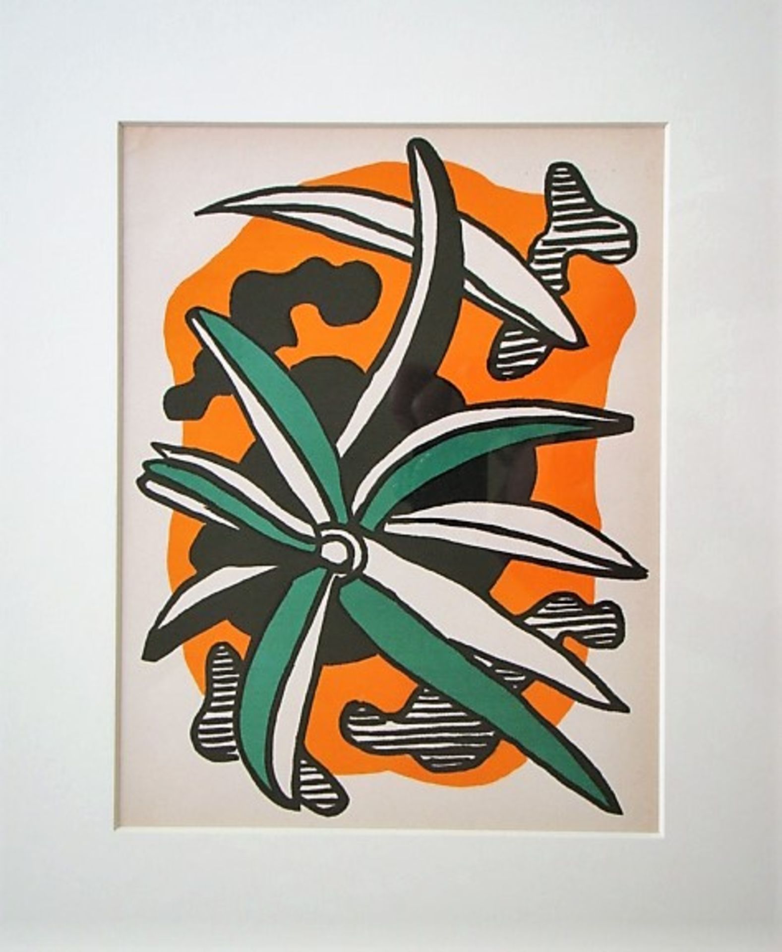 Fernand Léger La fleur, 1952 Original lithograph in 3 colours on wove paper, not [...] - Bild 8 aus 10