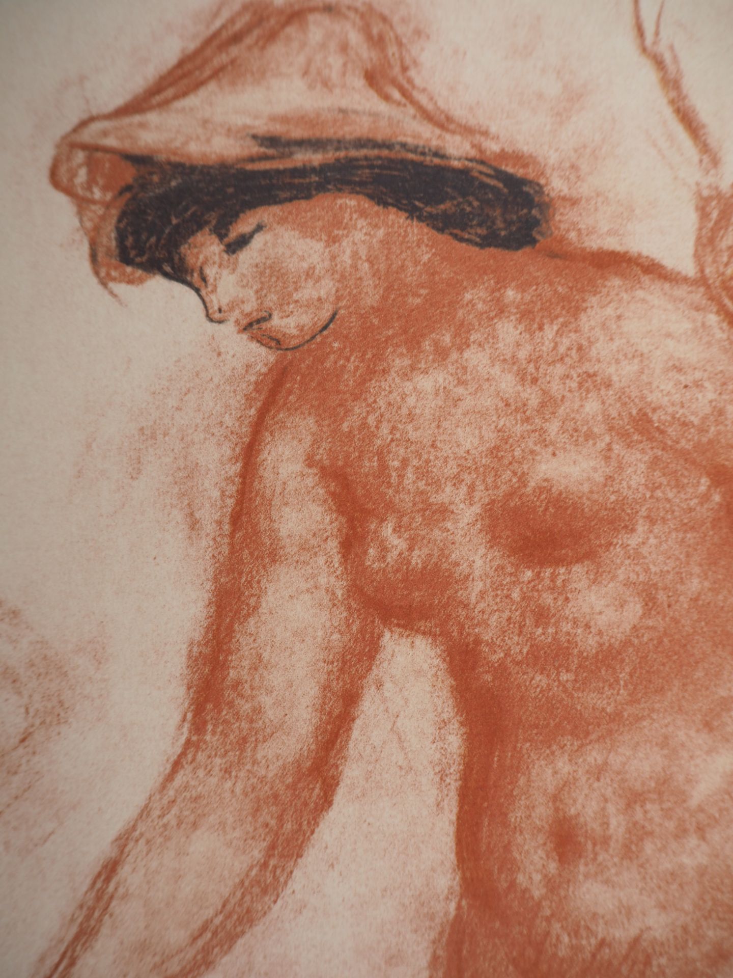 Auguste RENOIR (after) Shepherd and Lamb Lithograph and pastel in stencil (Jacomet [...] - Bild 7 aus 7